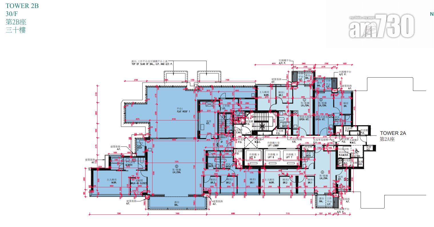 維港.雙鑽兩房佔逾四成 僅設1伙特色戶 面積達1770呎|新盤樓書