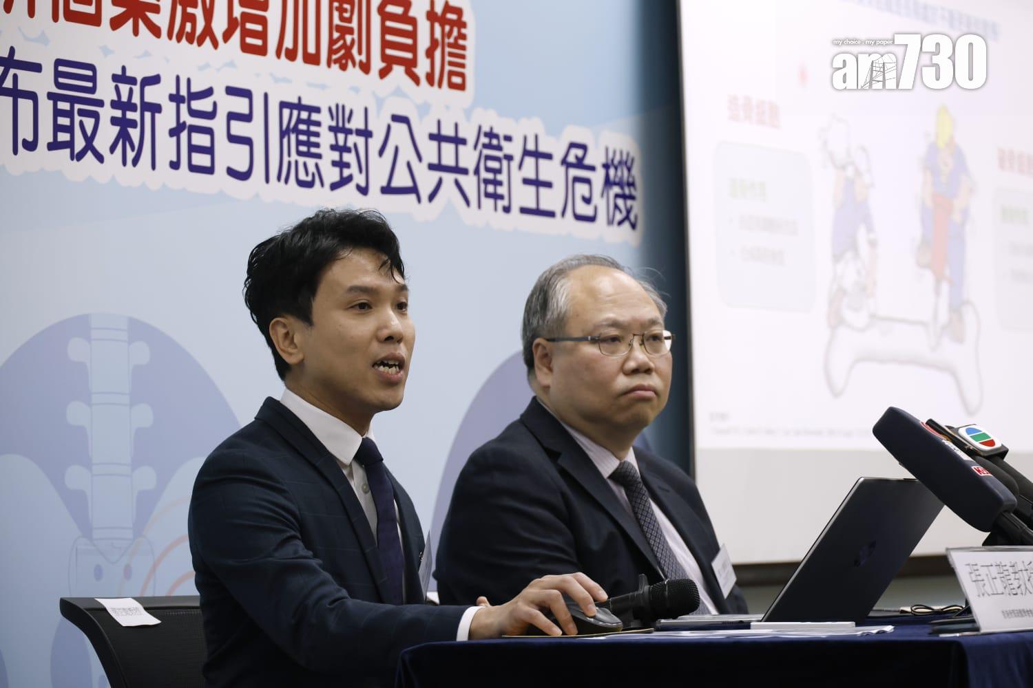 (左起)張正龍及葉大鵬。(林俊源攝)