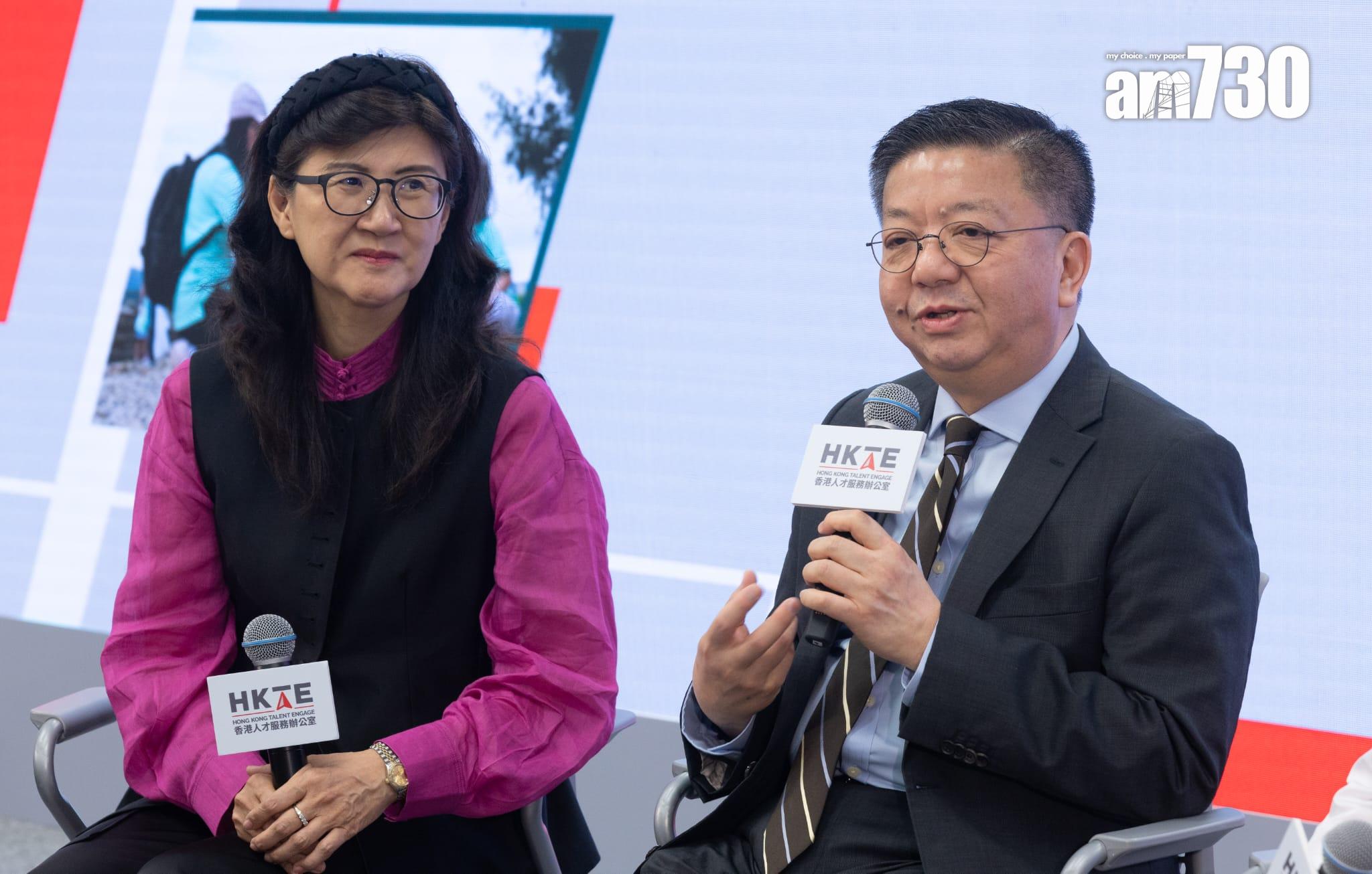 香港人才服務辦公室舉行人才義工計劃啓動禮(蘇文傑攝)