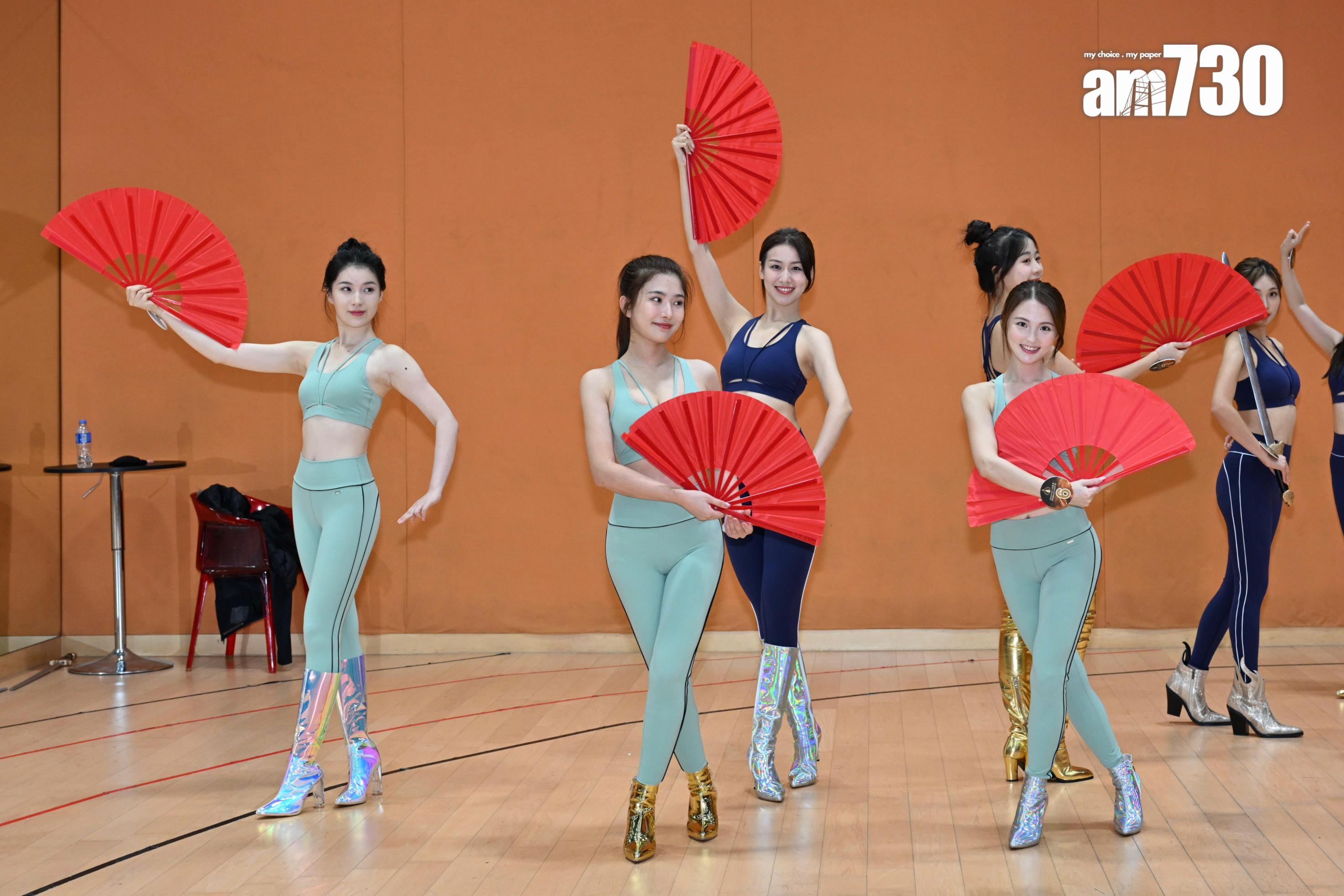 《2024香港小姐競選》表演彩排。(娛樂組攝)