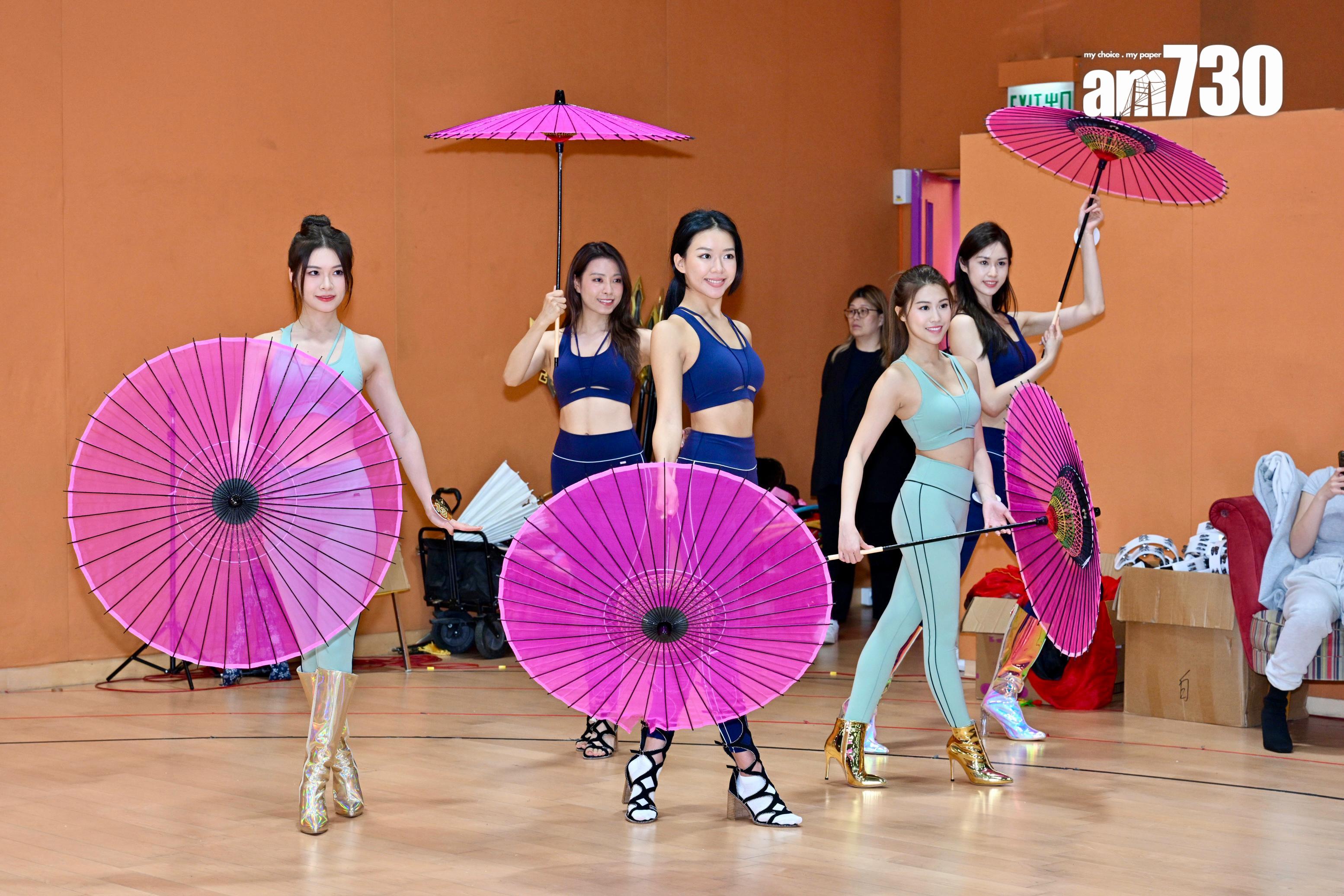 《2024香港小姐競選》表演彩排。(娛樂組攝)