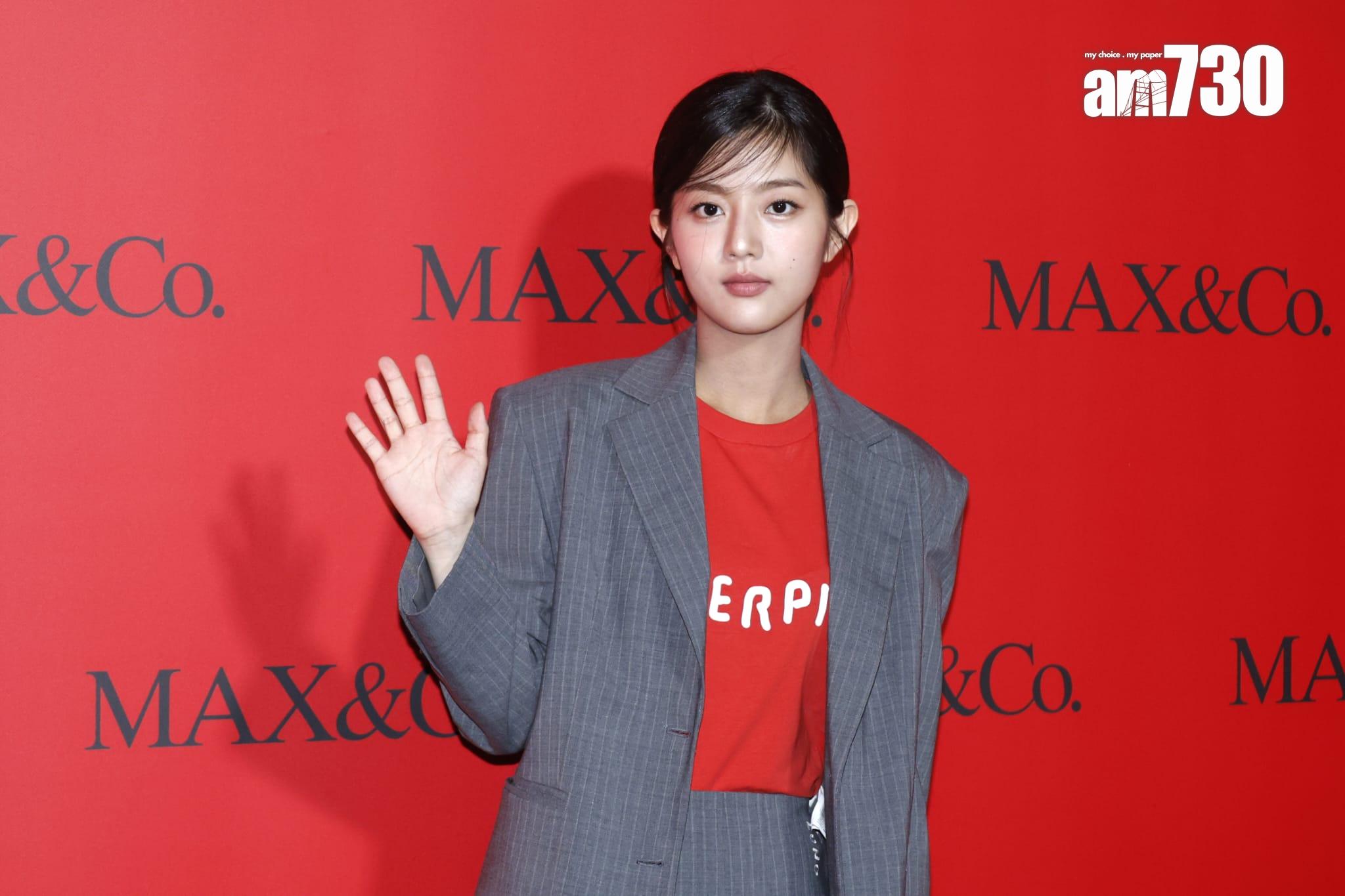 申銀秀穿上秋冬新裝配短褲長boot出席時裝騷活動。(林俊源攝)