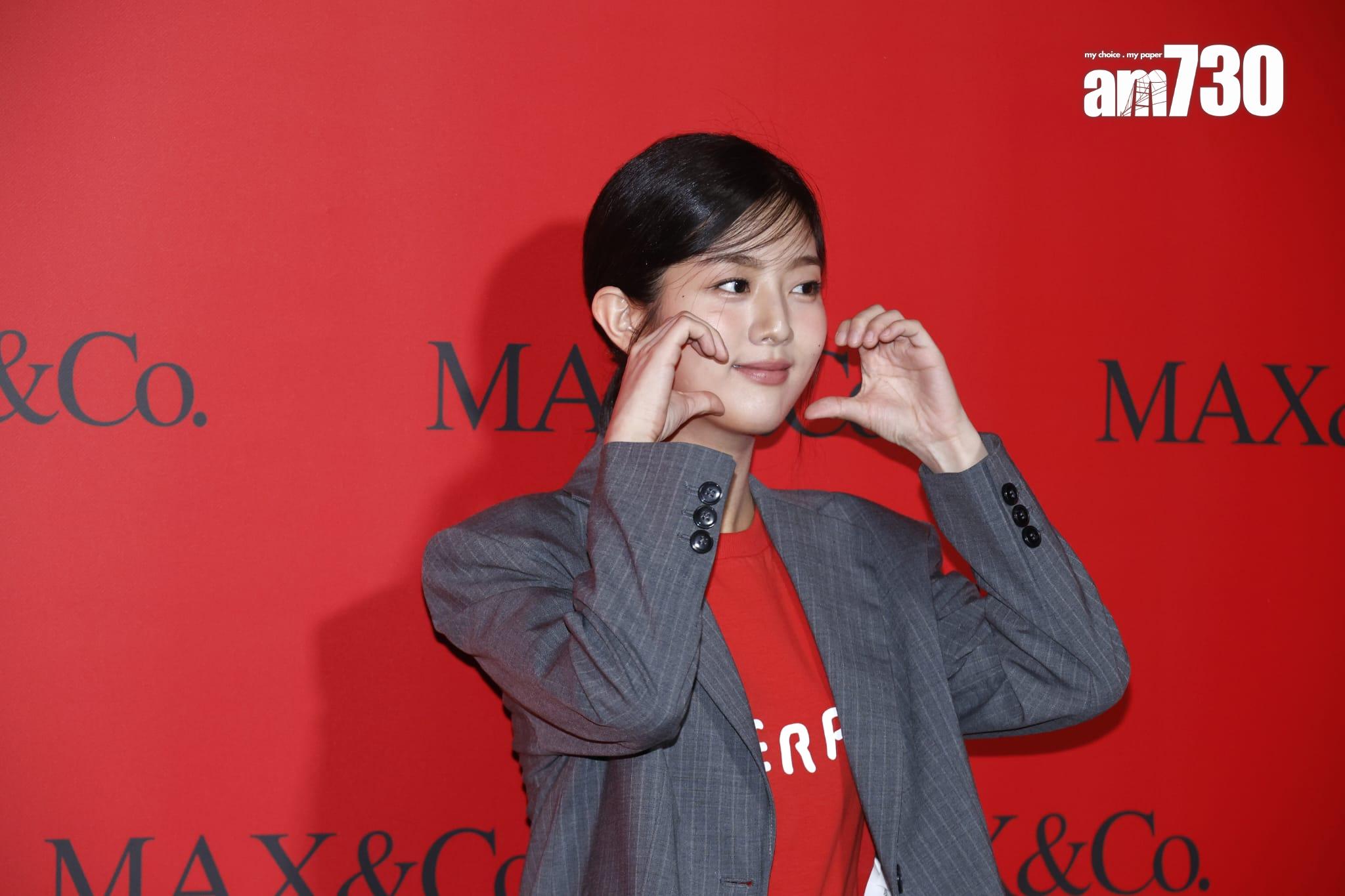 申銀秀穿上秋冬新裝配短褲長boot出席時裝騷活動。(林俊源攝)