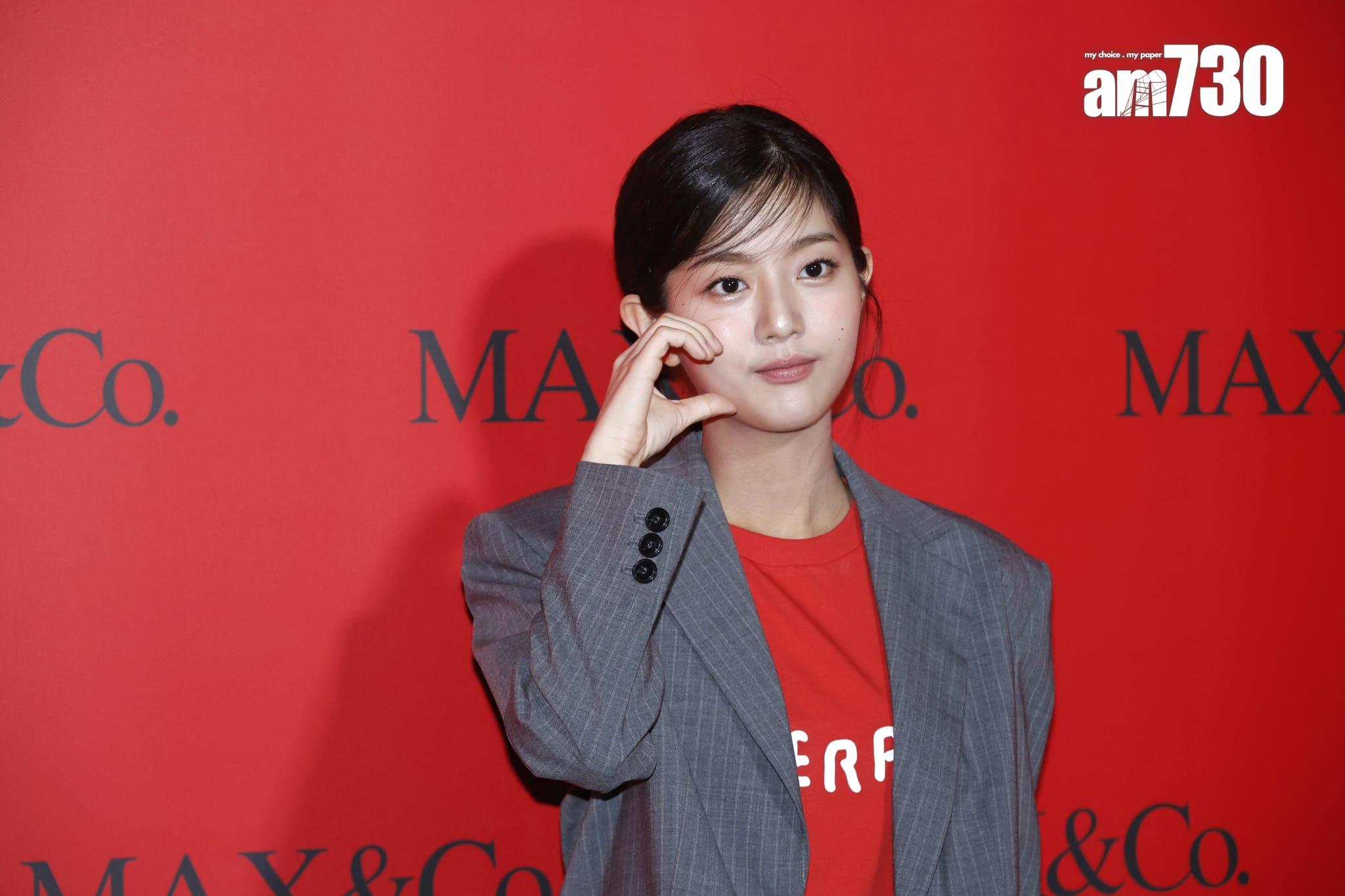 申銀秀穿上秋冬新裝配短褲長boot出席時裝騷活動。(林俊源攝)