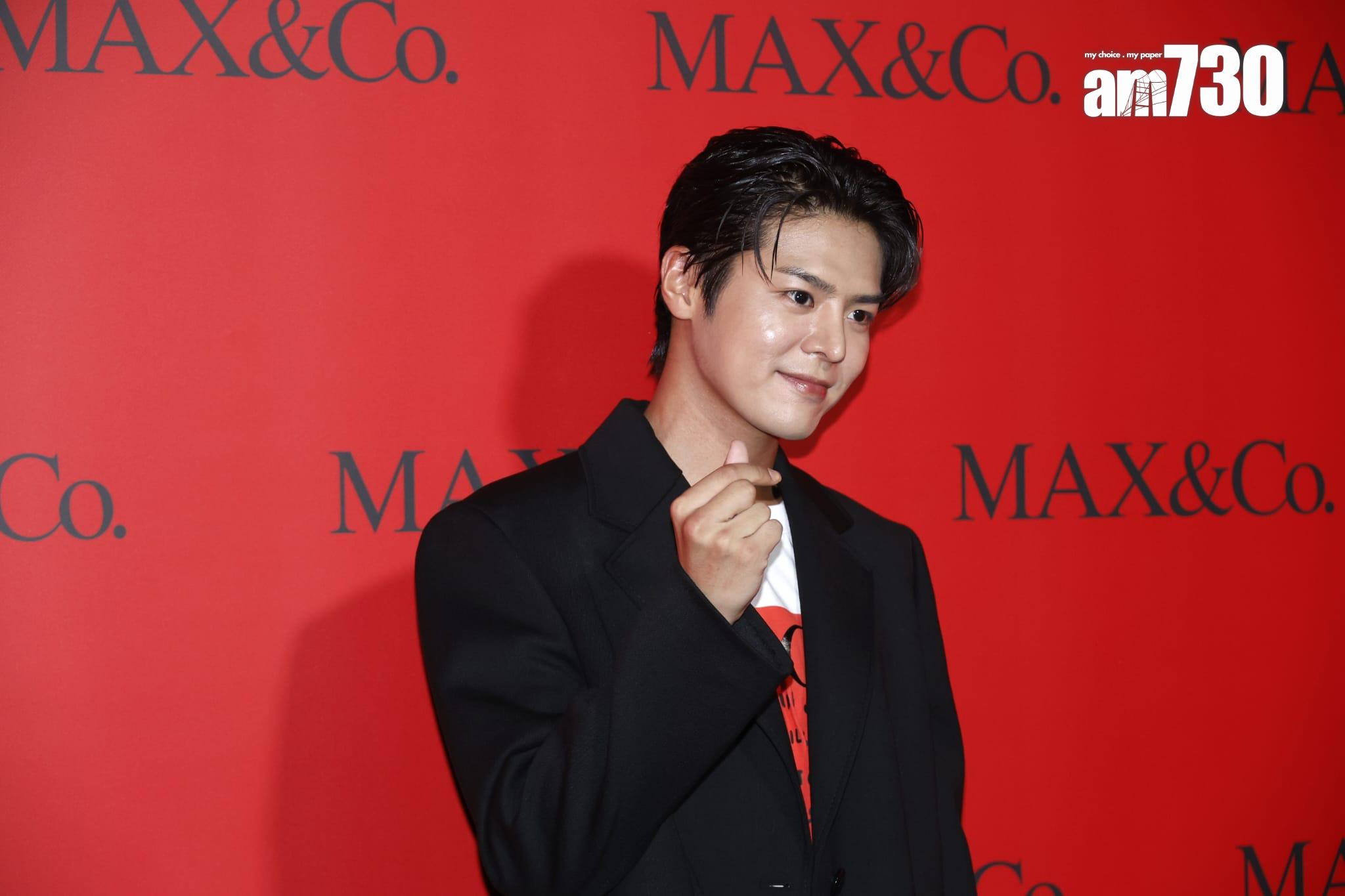 《閃亮的西瓜》的男主角厲雲穿上秋冬新裝,出席時裝騷活動。(林俊源攝)