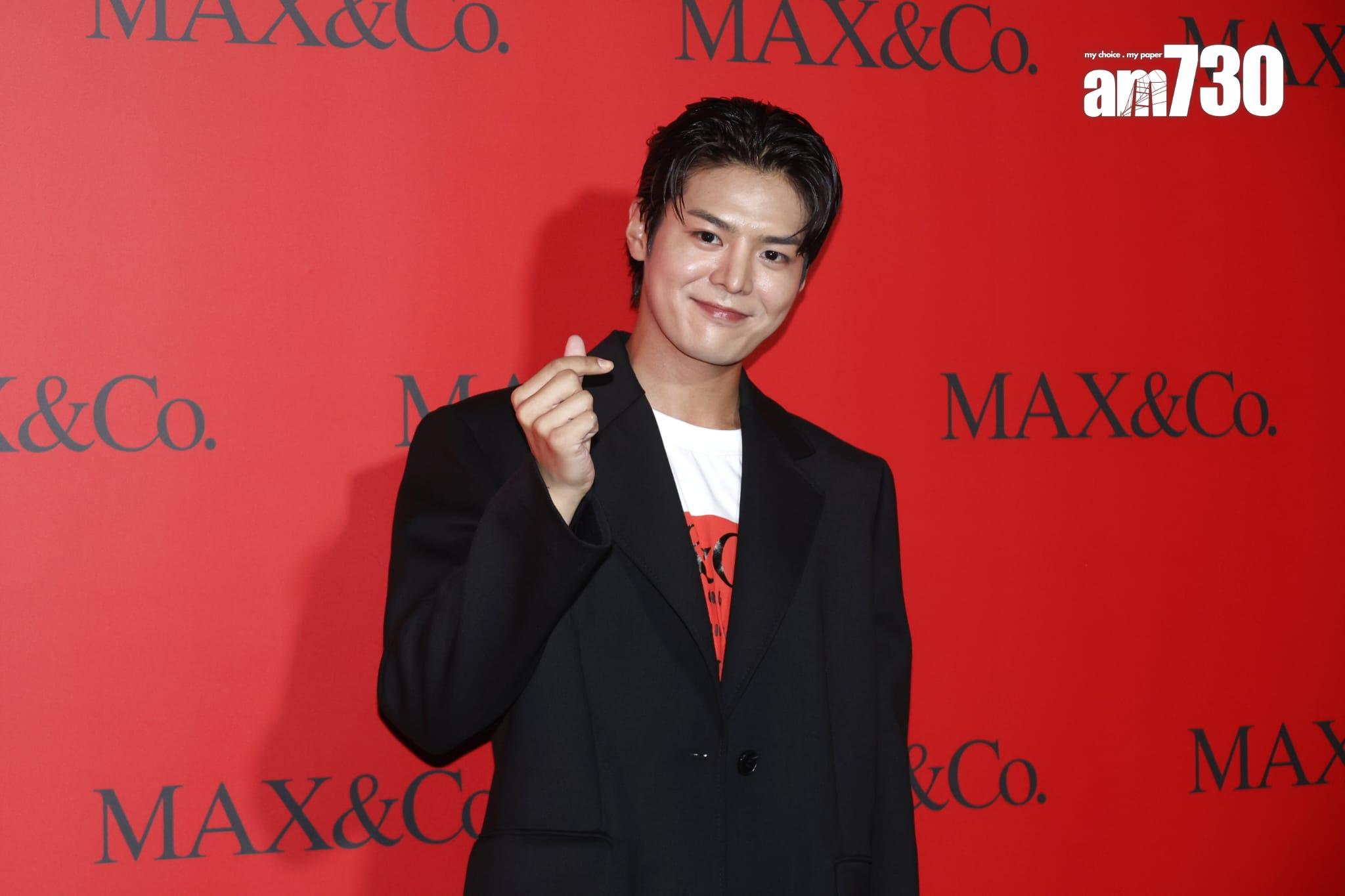 《閃亮的西瓜》的男主角厲雲穿上秋冬新裝,出席時裝騷活動。(林俊源攝)