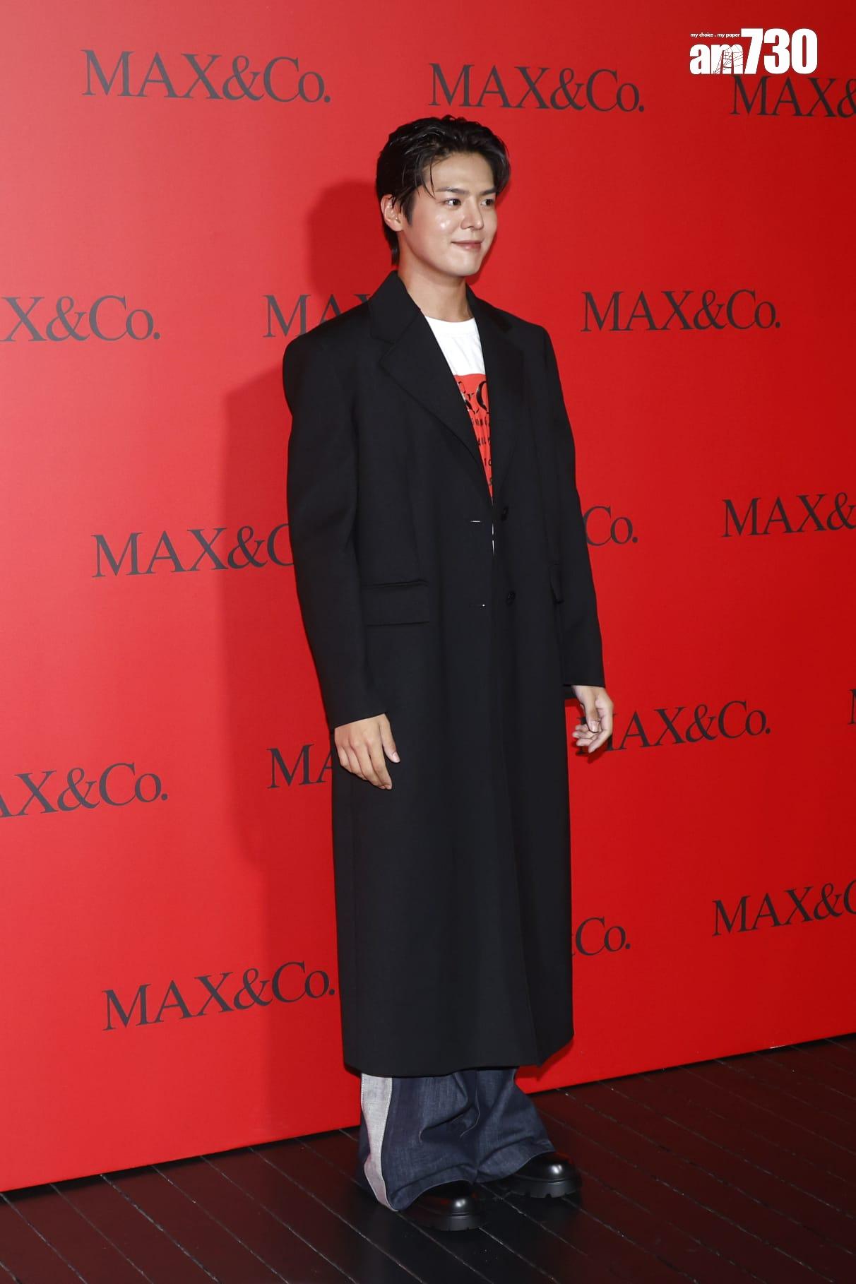 《閃亮的西瓜》的男主角厲雲穿上秋冬新裝,出席時裝騷活動。(林俊源攝)