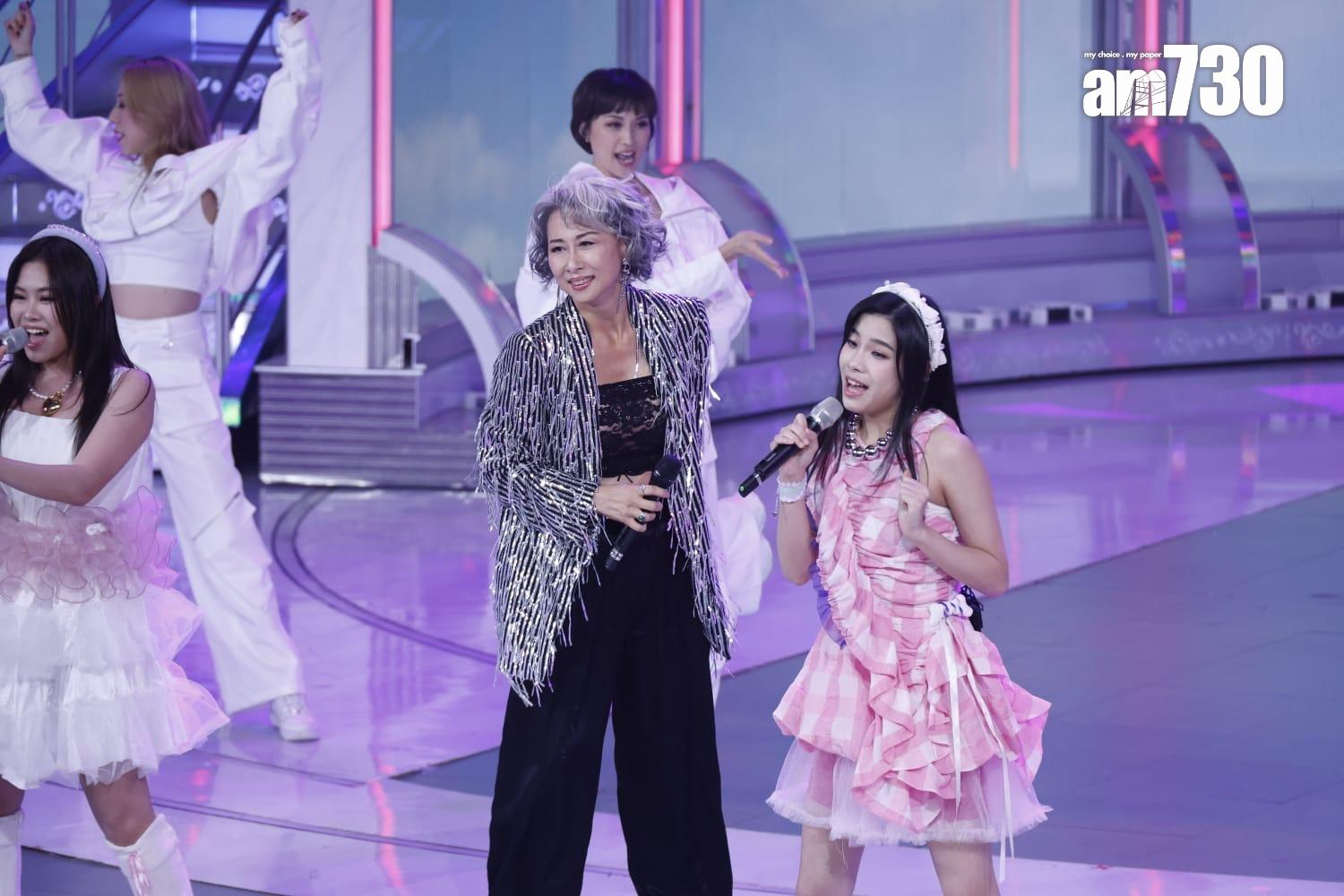 葉蒨文擔任港姐表演嘉賓。(林俊源攝)