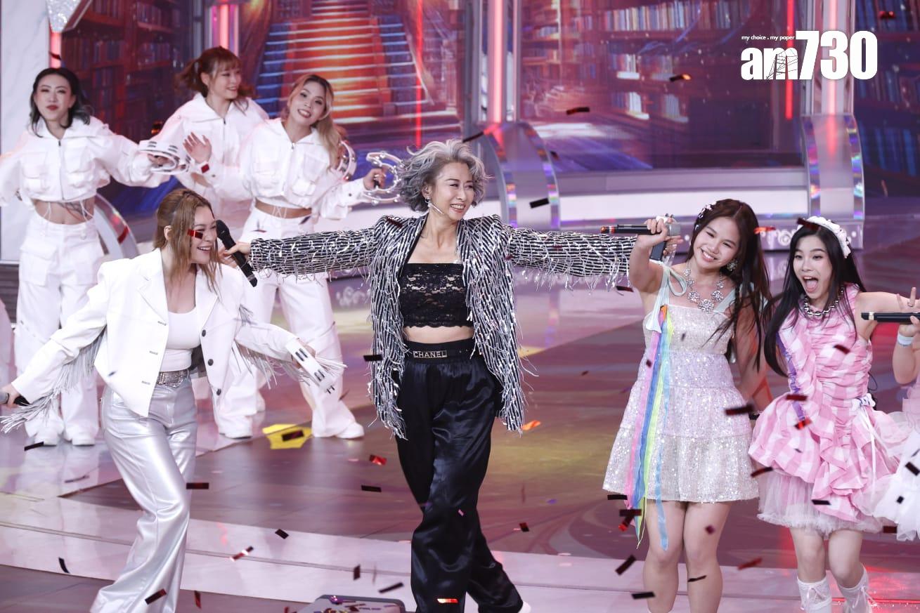 葉蒨文擔任港姐表演嘉賓。(林俊源攝)