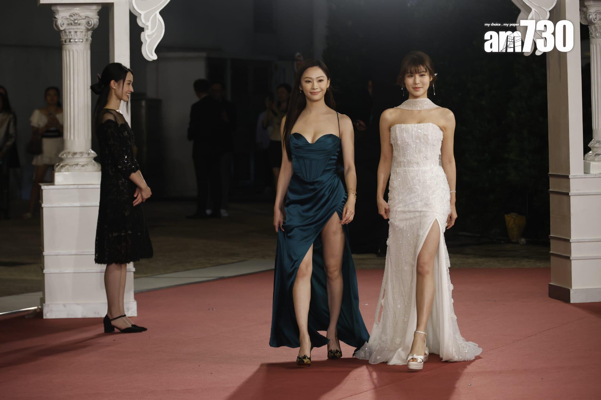 葉蒨文與古佩玲。(林俊源攝)