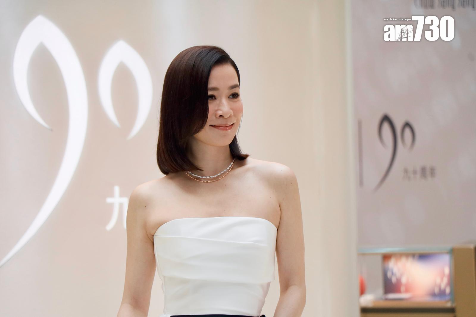 佘詩曼出席珠寶店活動,她表示最愛買戒指。(娛樂組攝)