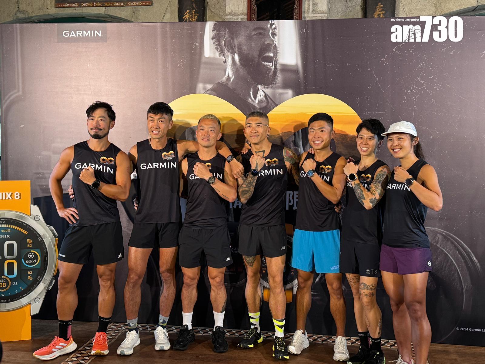 張繼聰與Kolor主音Sammy出席運動腕錶活動。