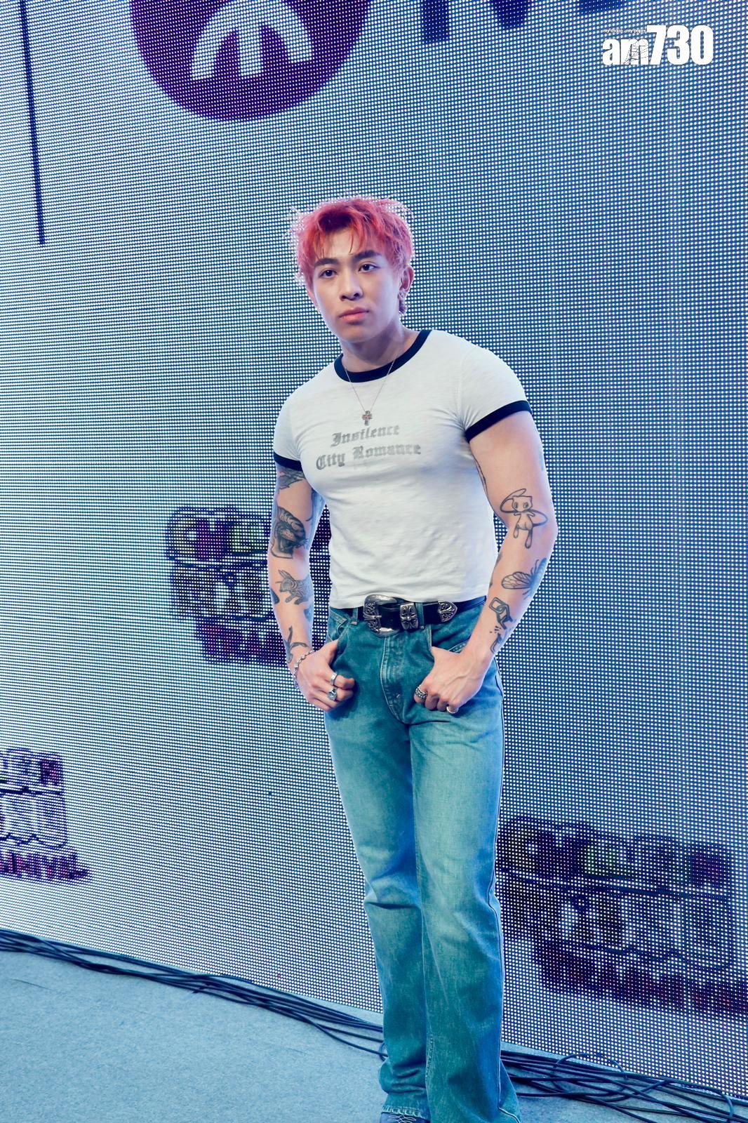 Tyson Yoshi對三上悠亞送上祝福感到沾沾自喜。(娛樂組攝)