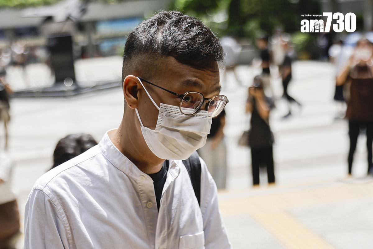 林紹桐今日下午步入區域法院聽取裁決。(美聯社)