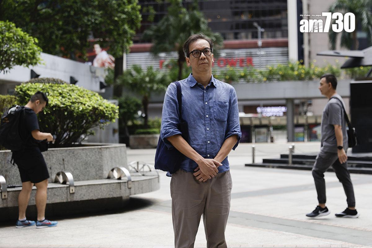 鍾沛權今日下午步入區域法院聽取裁決。(美聯社)