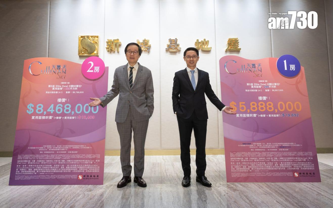 天璽.天開價|首推182伙 入場價476萬 折實均呎19668元|啟德新盤