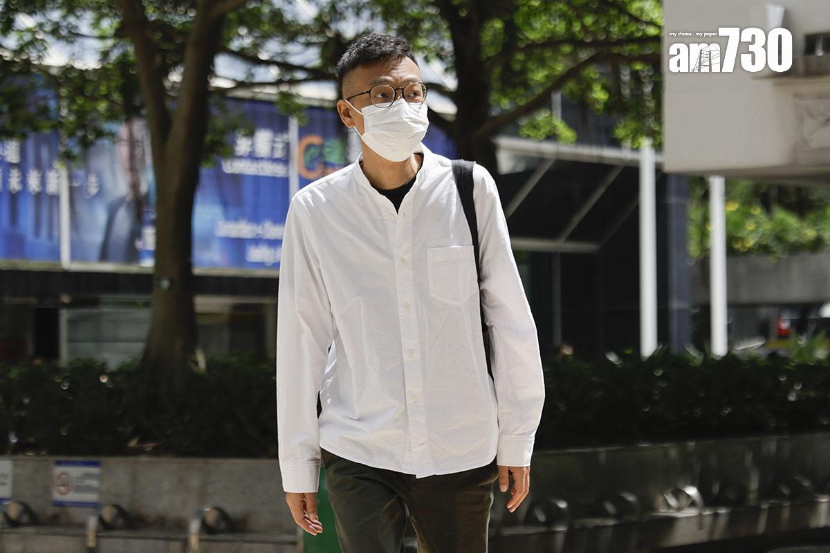 林紹桐今日下午步入區域法院聽取裁決。(美聯社)