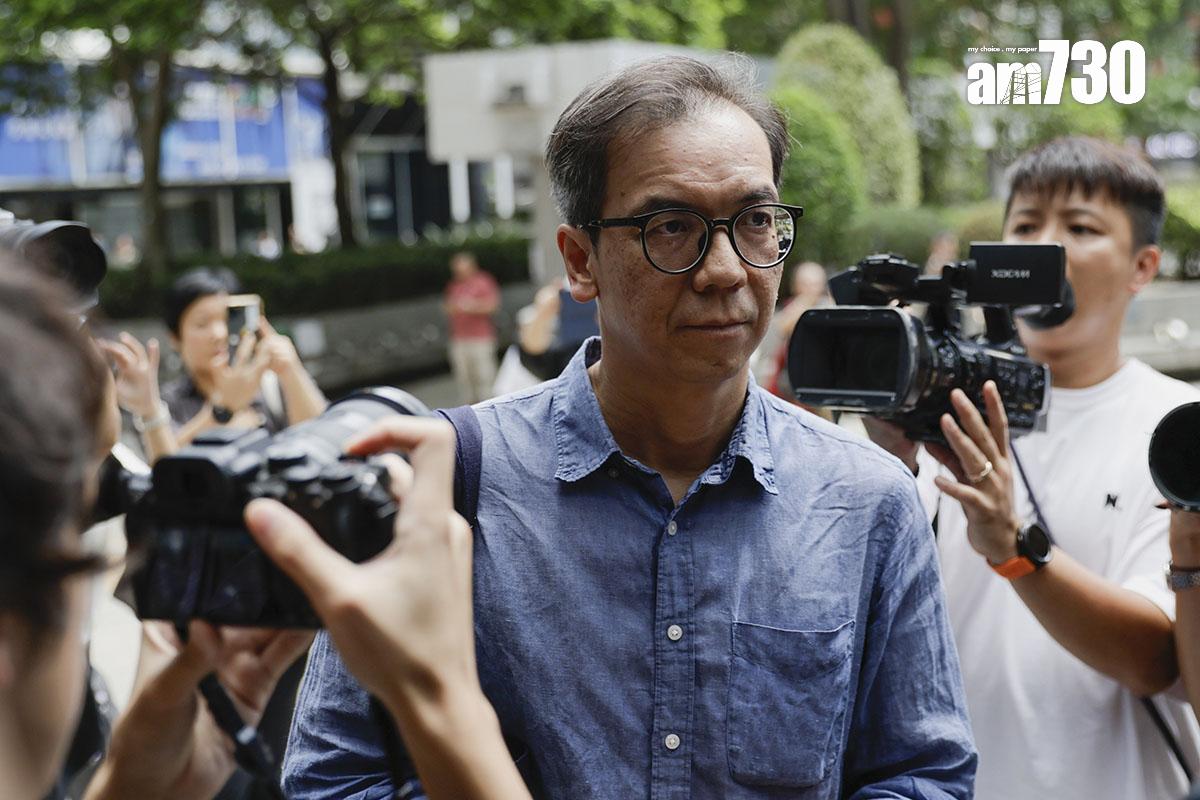 鍾沛權今日下午步入區域法院聽取裁決。(美聯社)