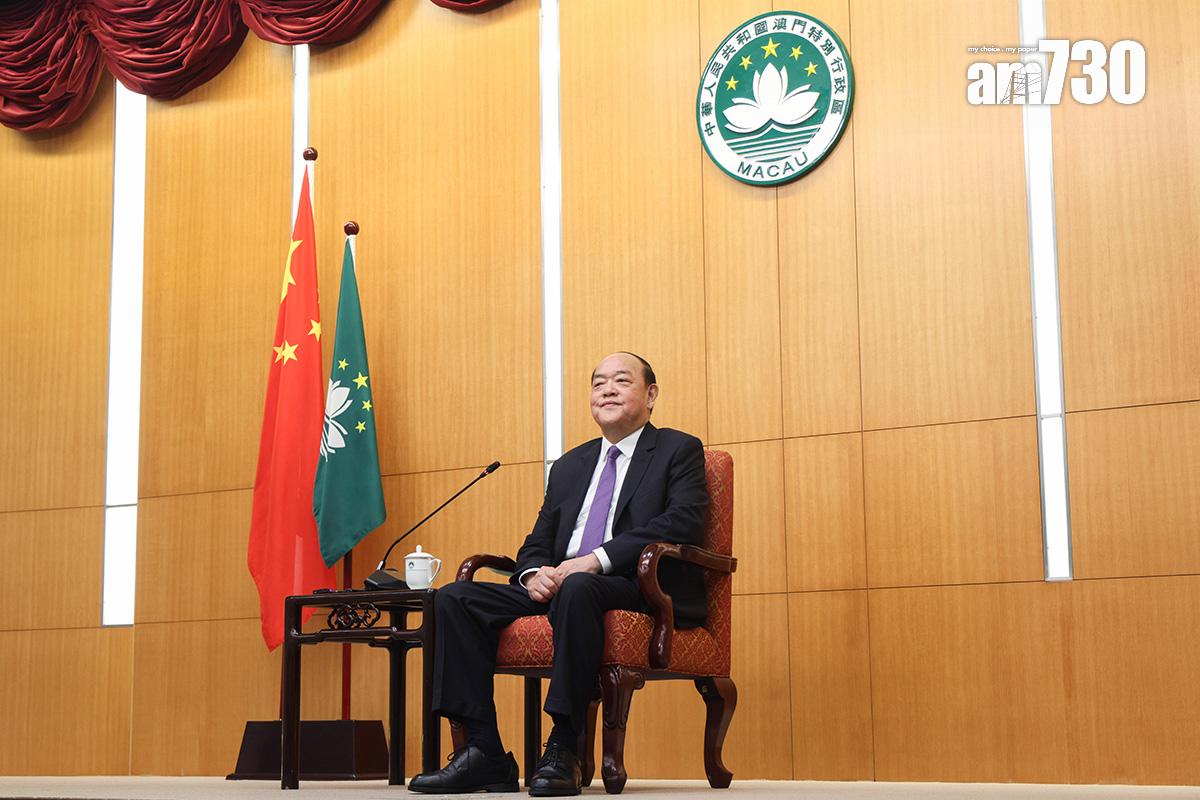 現任澳門特首賀一誠不競逐連任。(資料圖片/中通社)