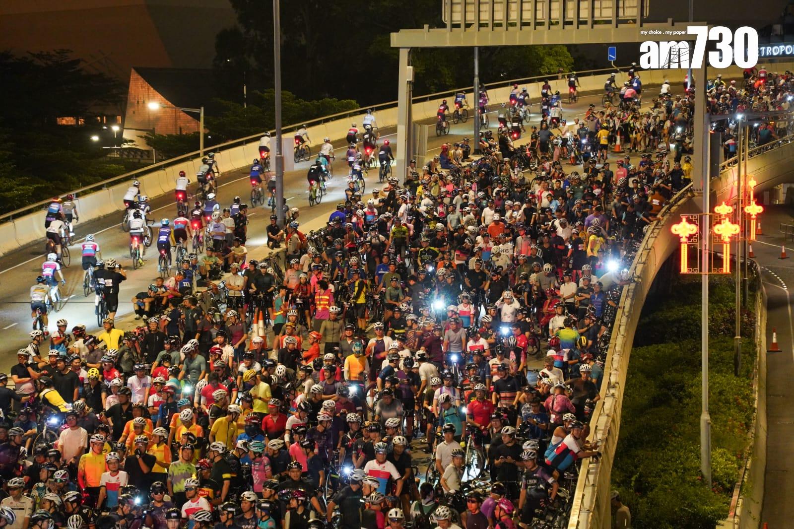 50公里項目率先在早上5時15分出發,途經「四隊三橋」。(吳康琦攝)