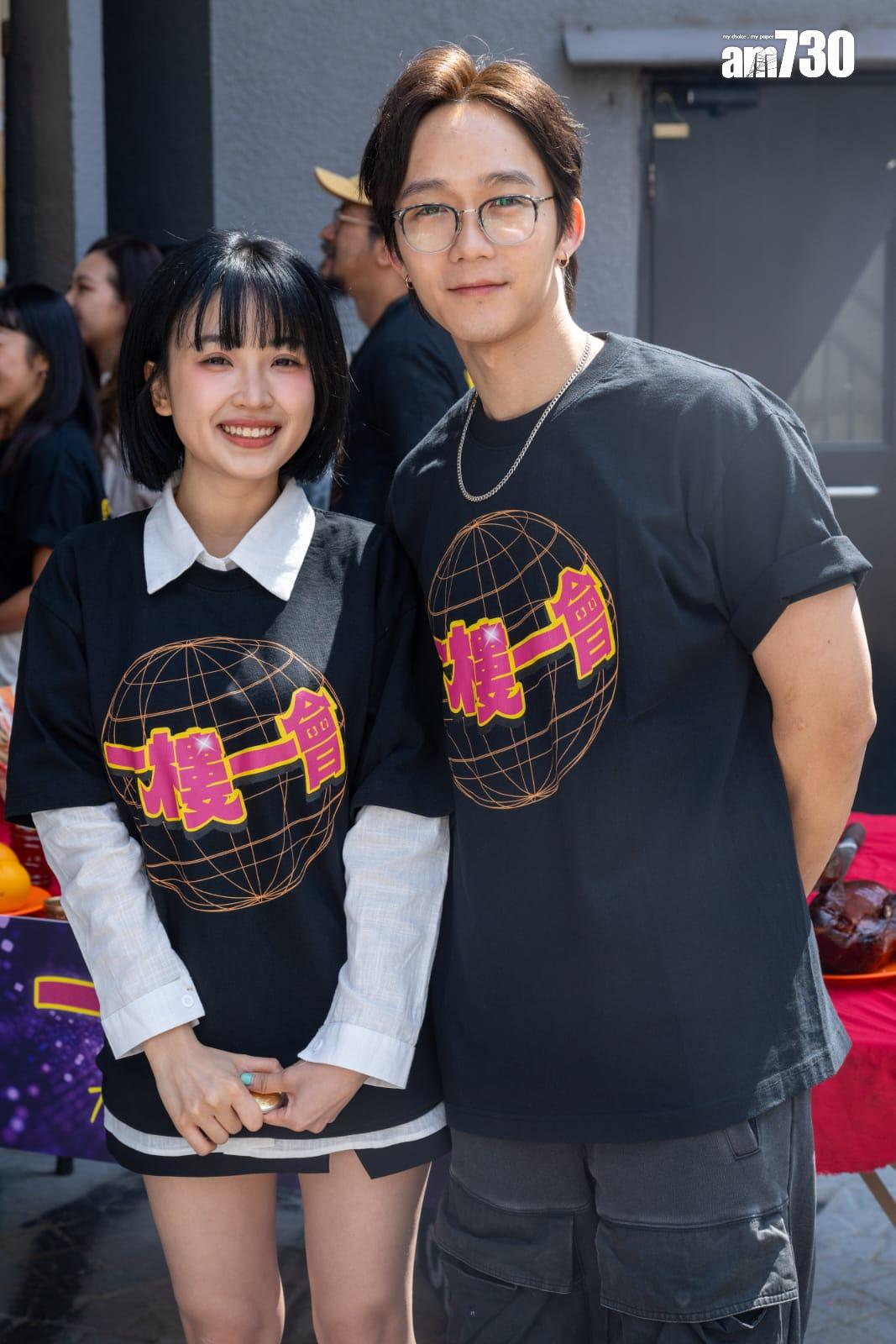 Alton孖嘉盈合演靈異舞台劇《一樓一會》。 (陳奕釗攝)