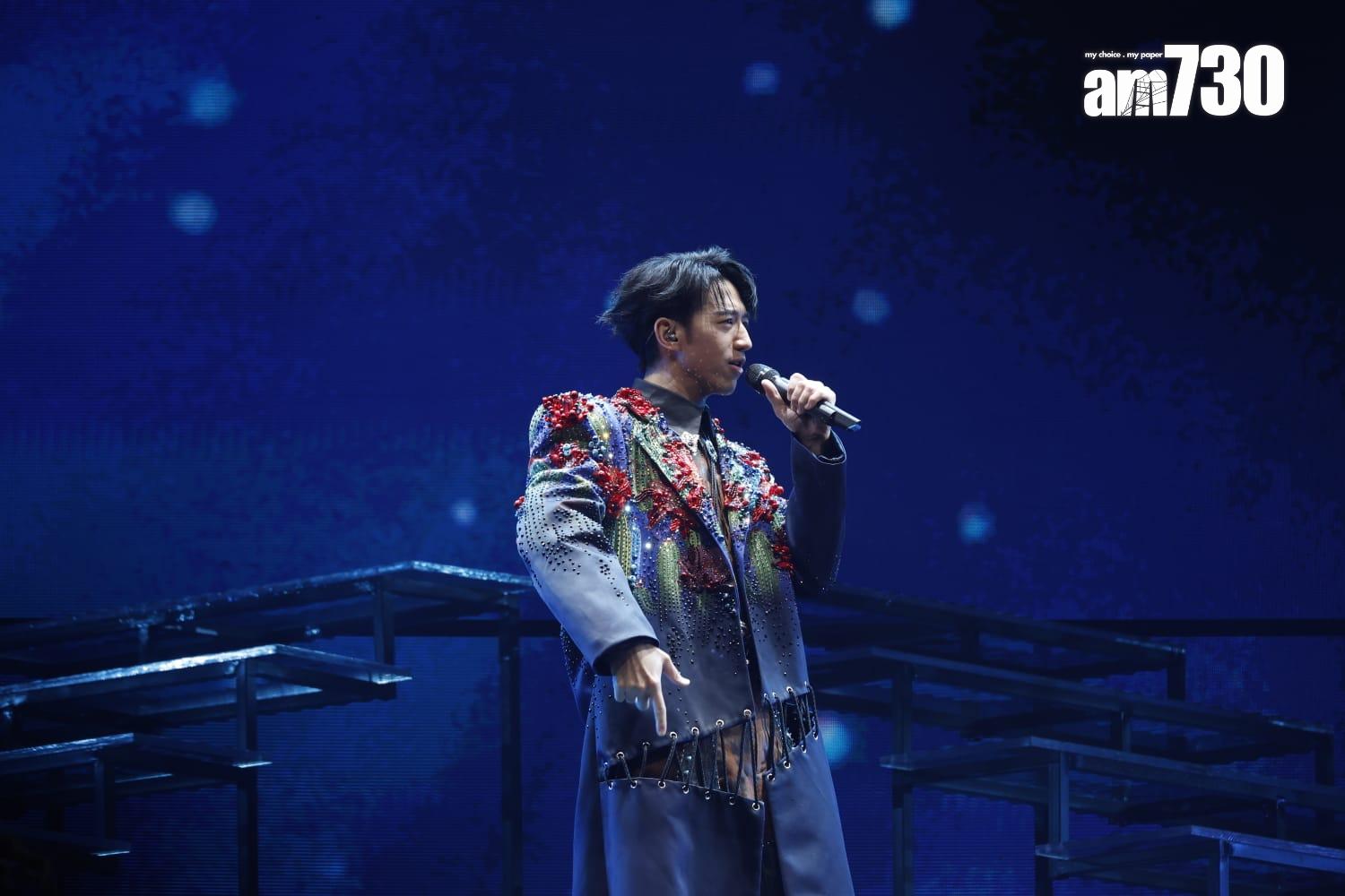 馮允謙以最佳狀態展開今次三場紅館演唱會。 (林俊源攝)