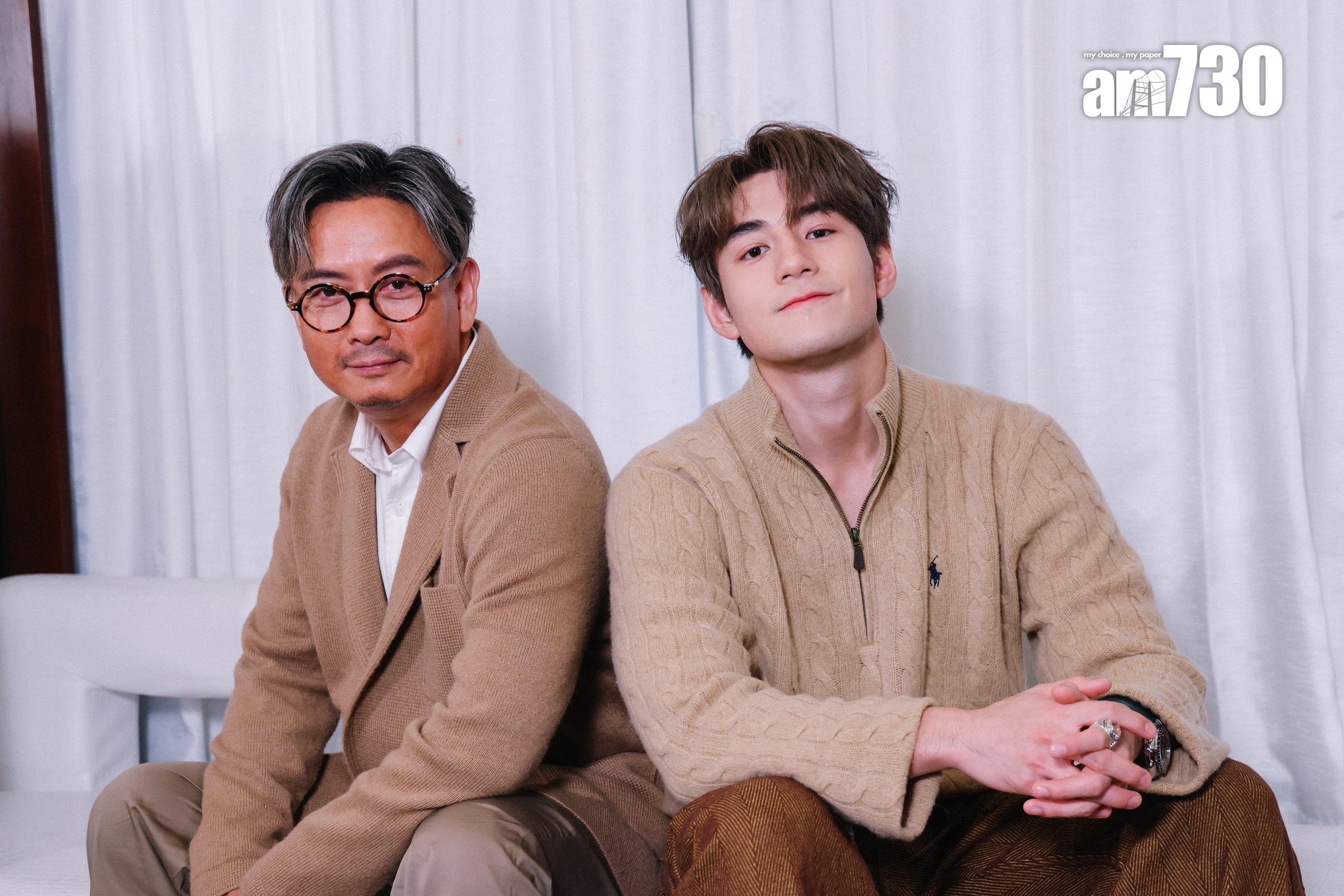 謝君豪和魏浚笙在電影《焚城》首次合作,兩人自爆等埋位時吹水無間斷。(吳康琦攝)