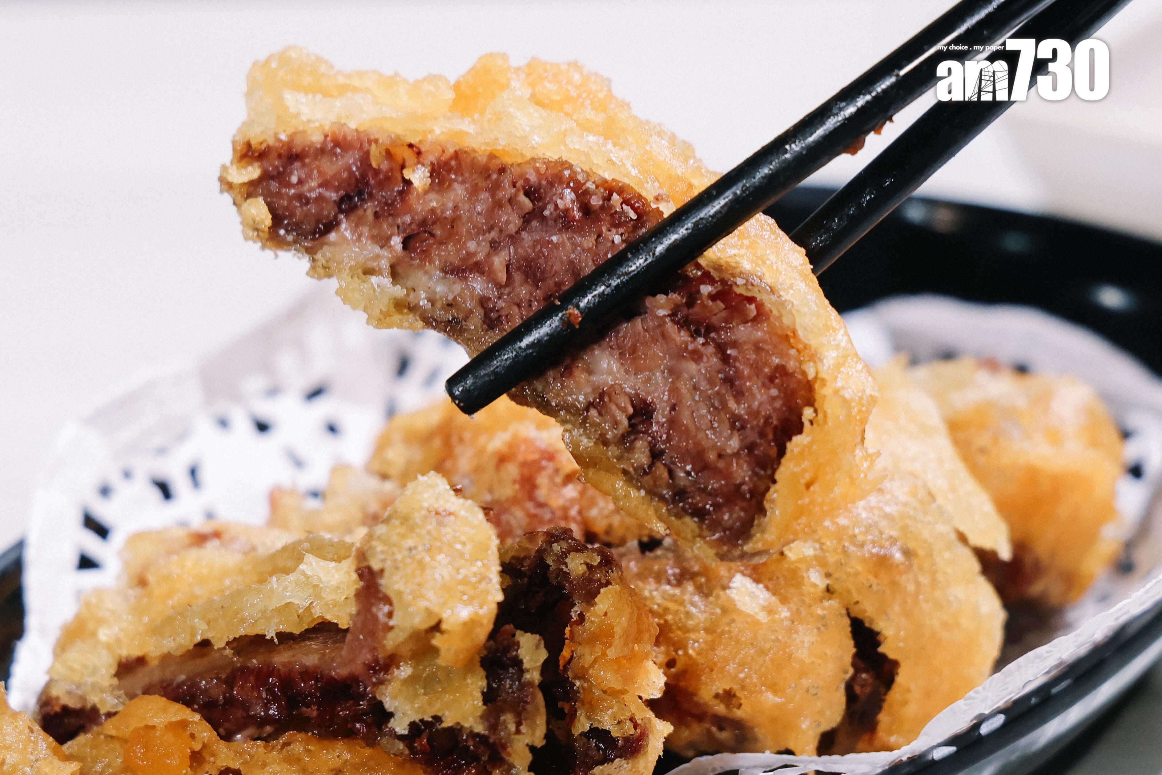 王牌脆炸牛坑腩$88 炸漿薄脆,鎖著新鮮半肥瘦牛腩的油脂香。