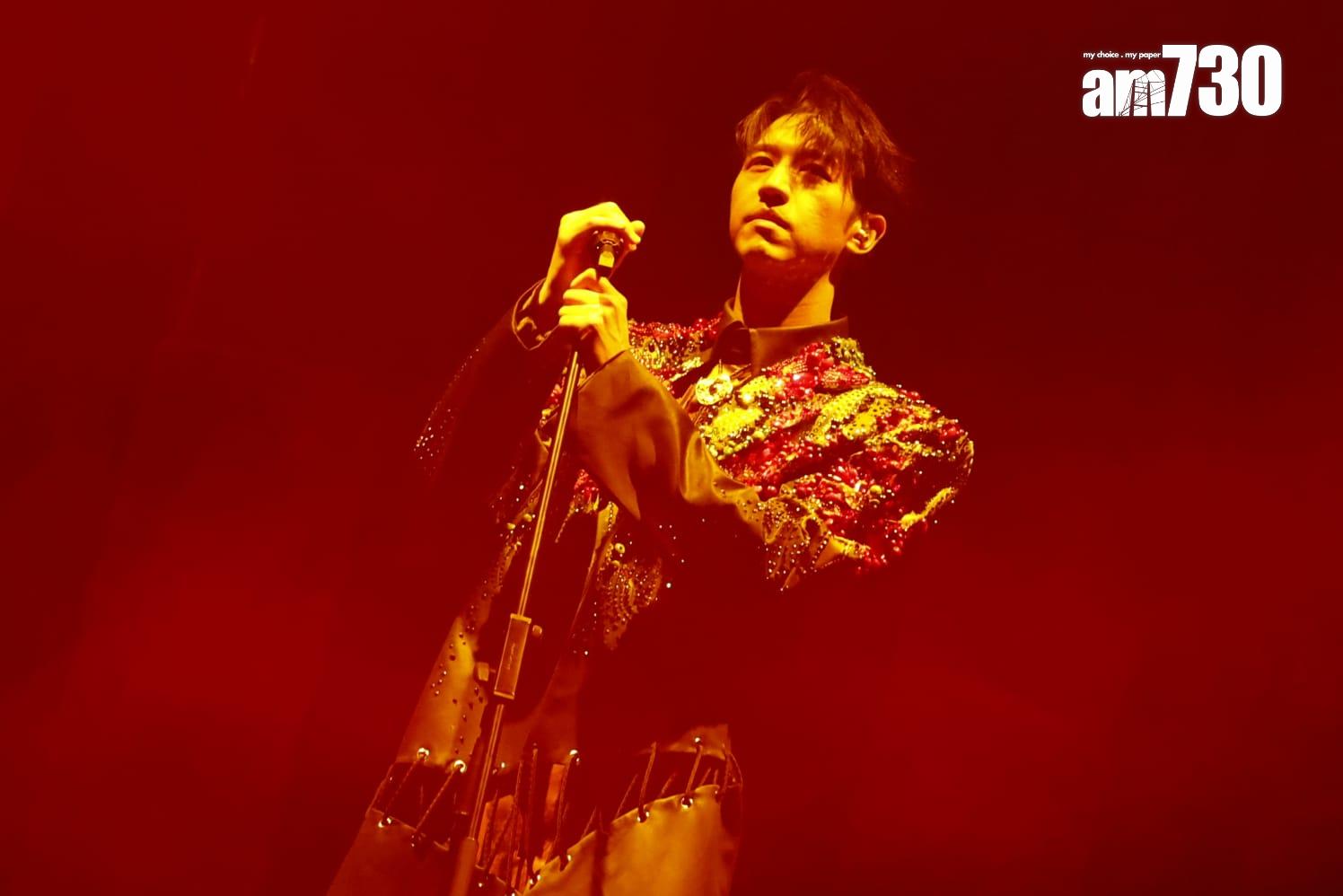 馮允謙以最佳狀態展開今次三場紅館演唱會。 (林俊源攝)