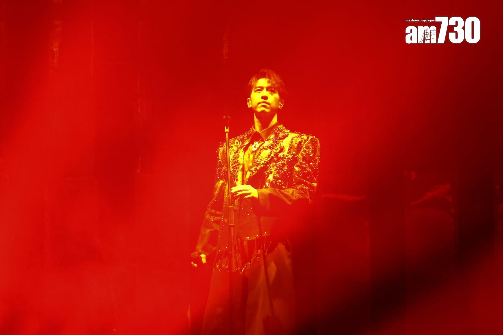 馮允謙以最佳狀態展開今次三場紅館演唱會。 (林俊源攝)