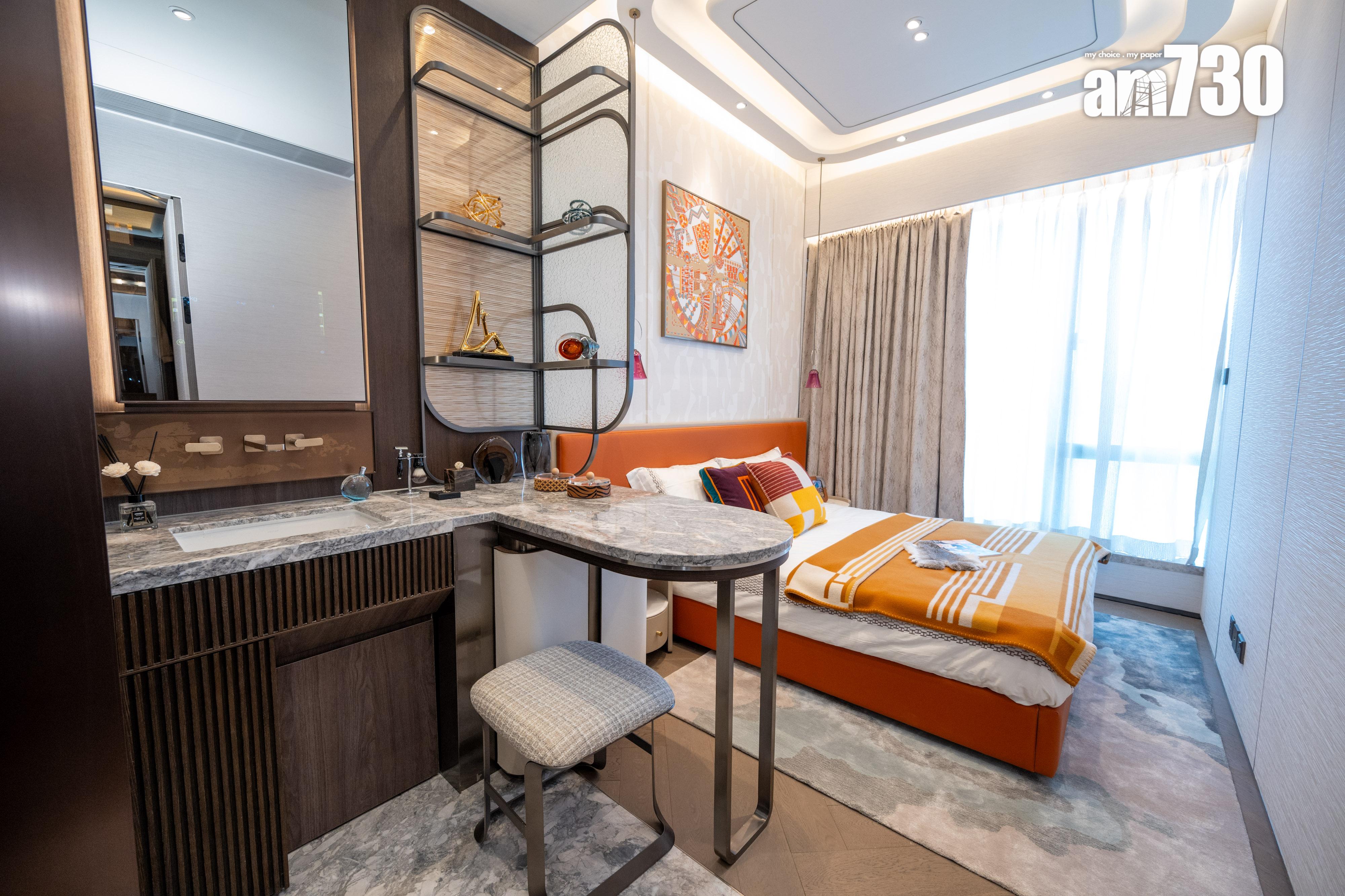 天瀧現樓示範單位亮相!逾千呎三房經典時尚 以法國奢侈品牌為靈感|多圖有片