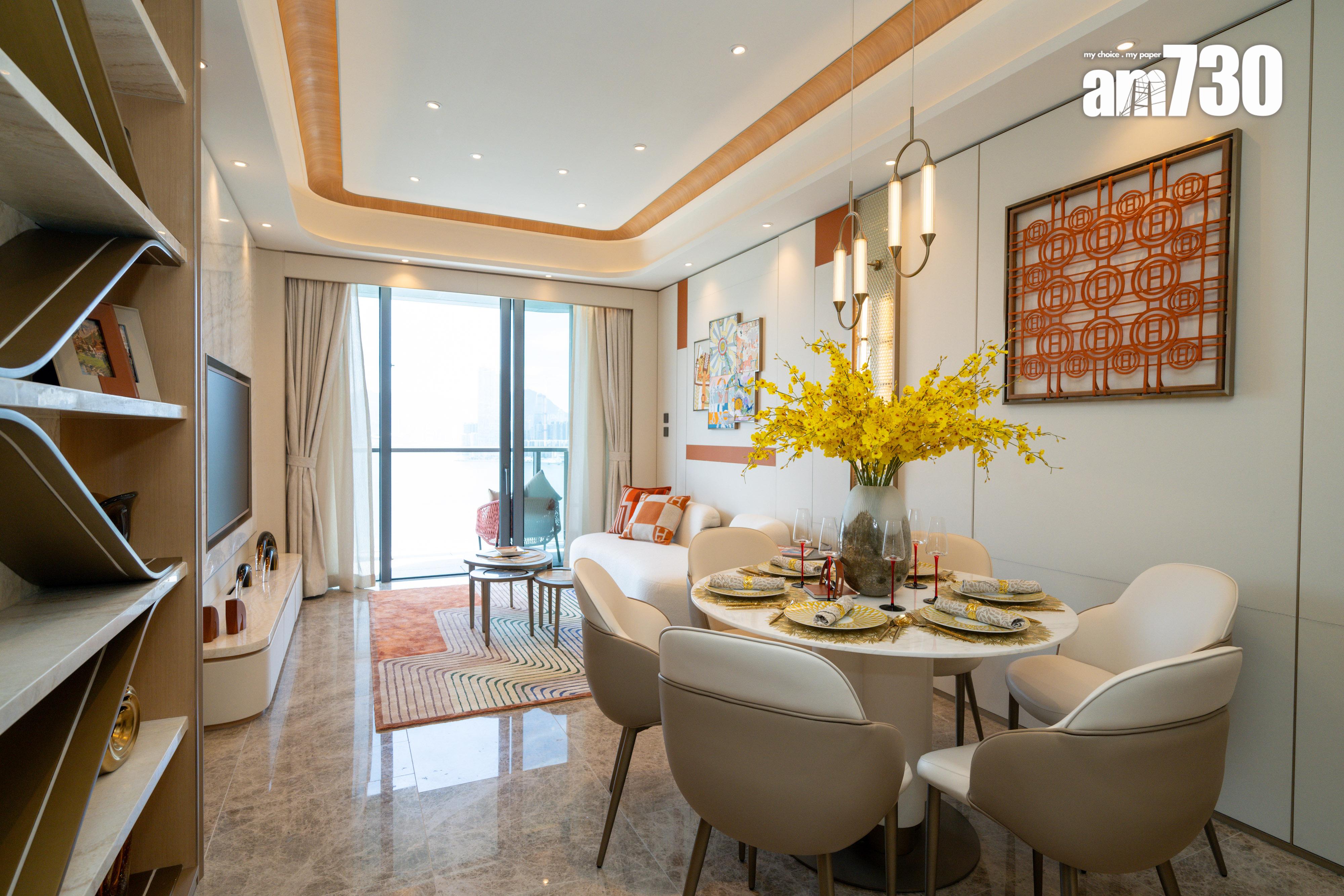 天瀧現樓示範單位亮相!逾千呎三房經典時尚 以法國奢侈品牌為靈感|多圖有片