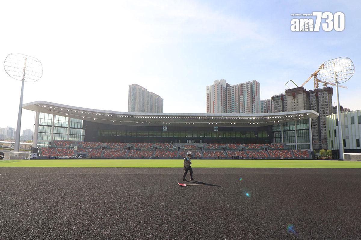 啟德體育園青年運動場。(鍾式明攝)