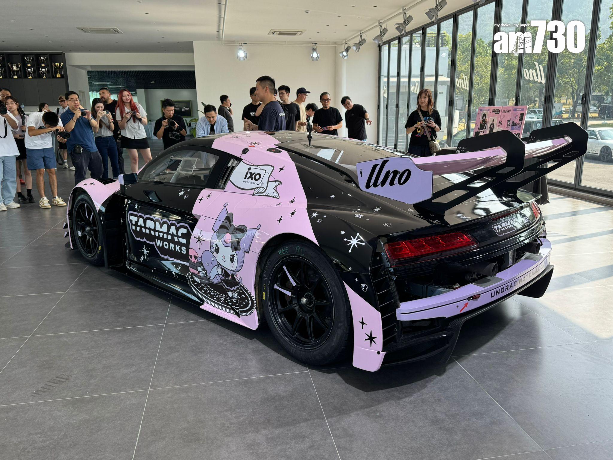 10號 Kuromi 塗裝的 Audi R8 LMS GT3 evo II 戰車