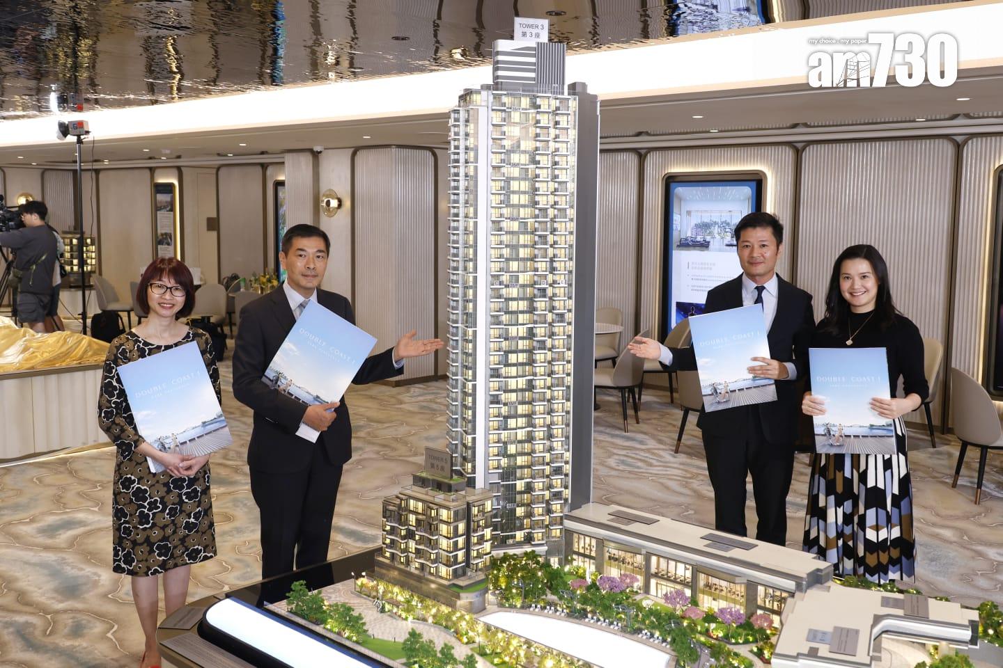 DOUBLE COAST I單位戶型分布曝光 一房及兩房共佔八成 預告下周開價|啟德新盤