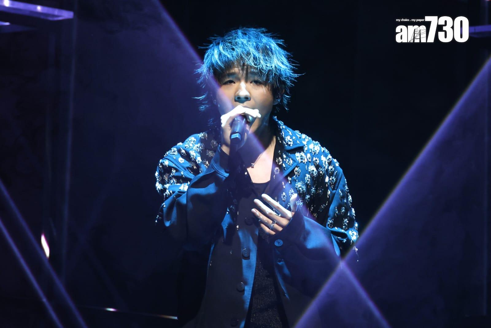 Ian為馮允謙演唱會尾場擔任嘉賓。 (林俊源攝)