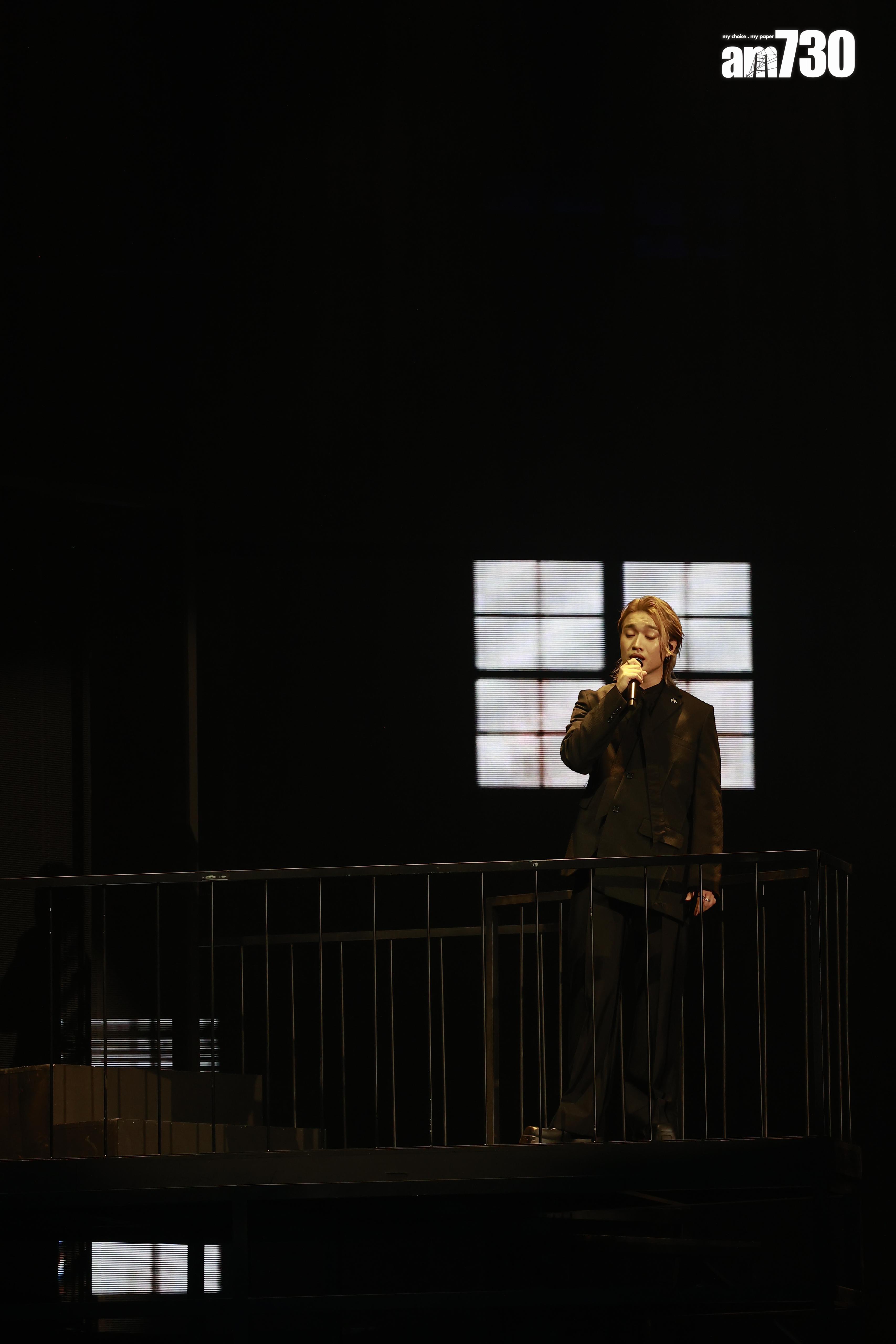 Jer唱《月球上的人》。(娛樂組攝)