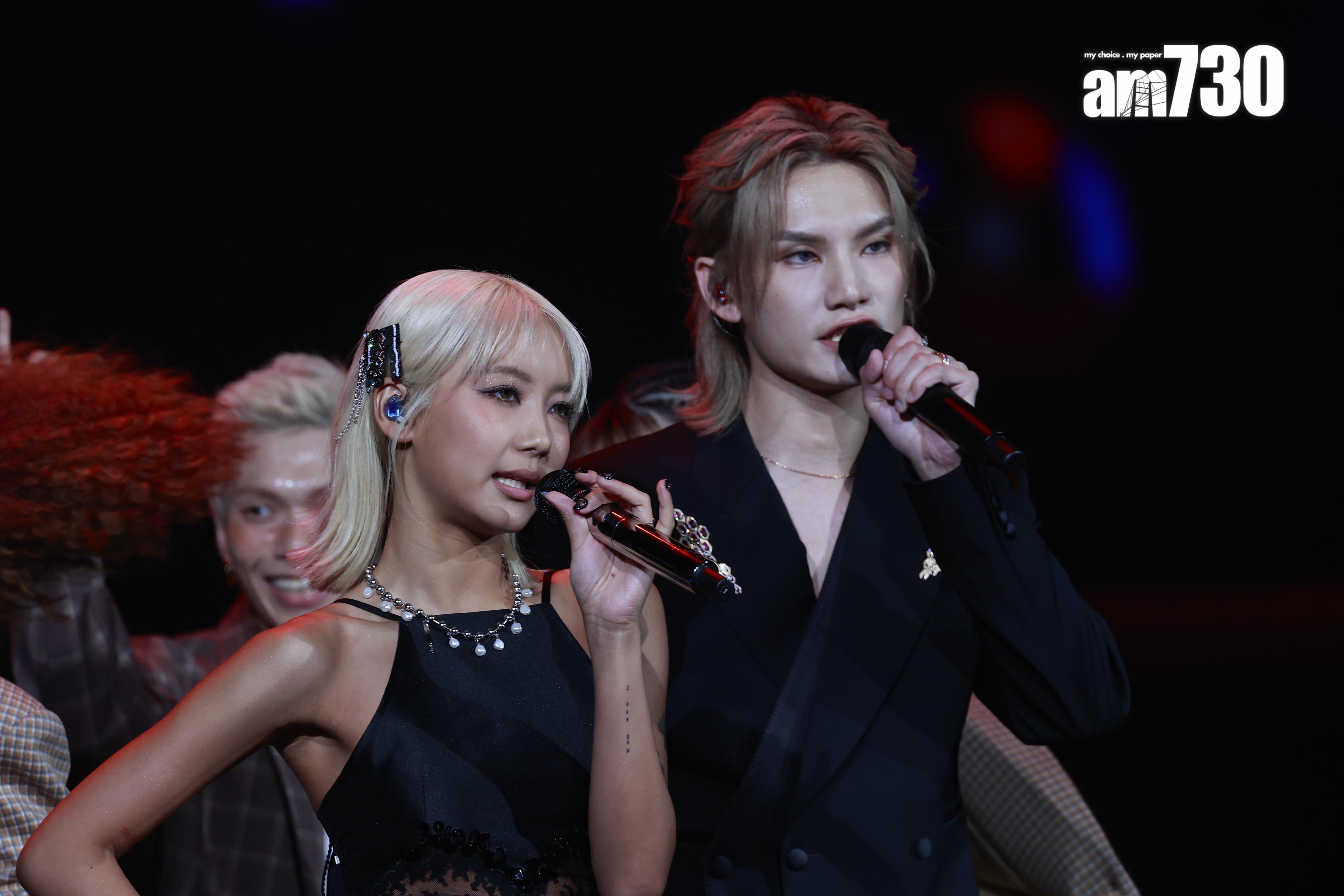 Jeremy與Marf合唱《PING PONG》。(娛樂組攝)