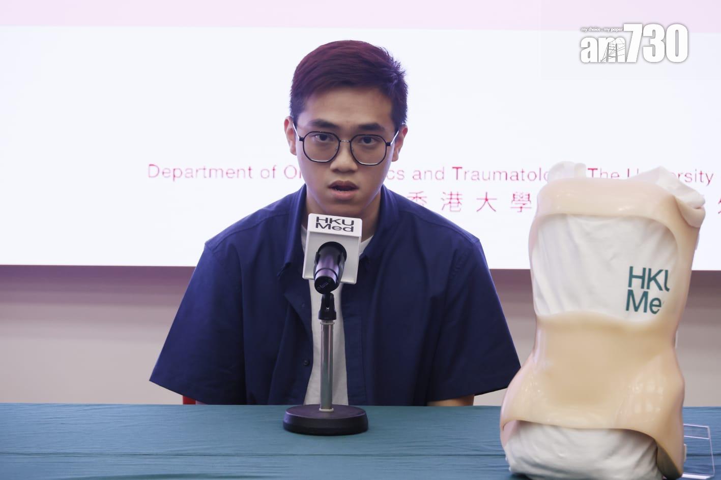 港大研究:青少年原發性脊柱側彎臨床證實,即時停戴矯正器效果佳。(林俊源攝)