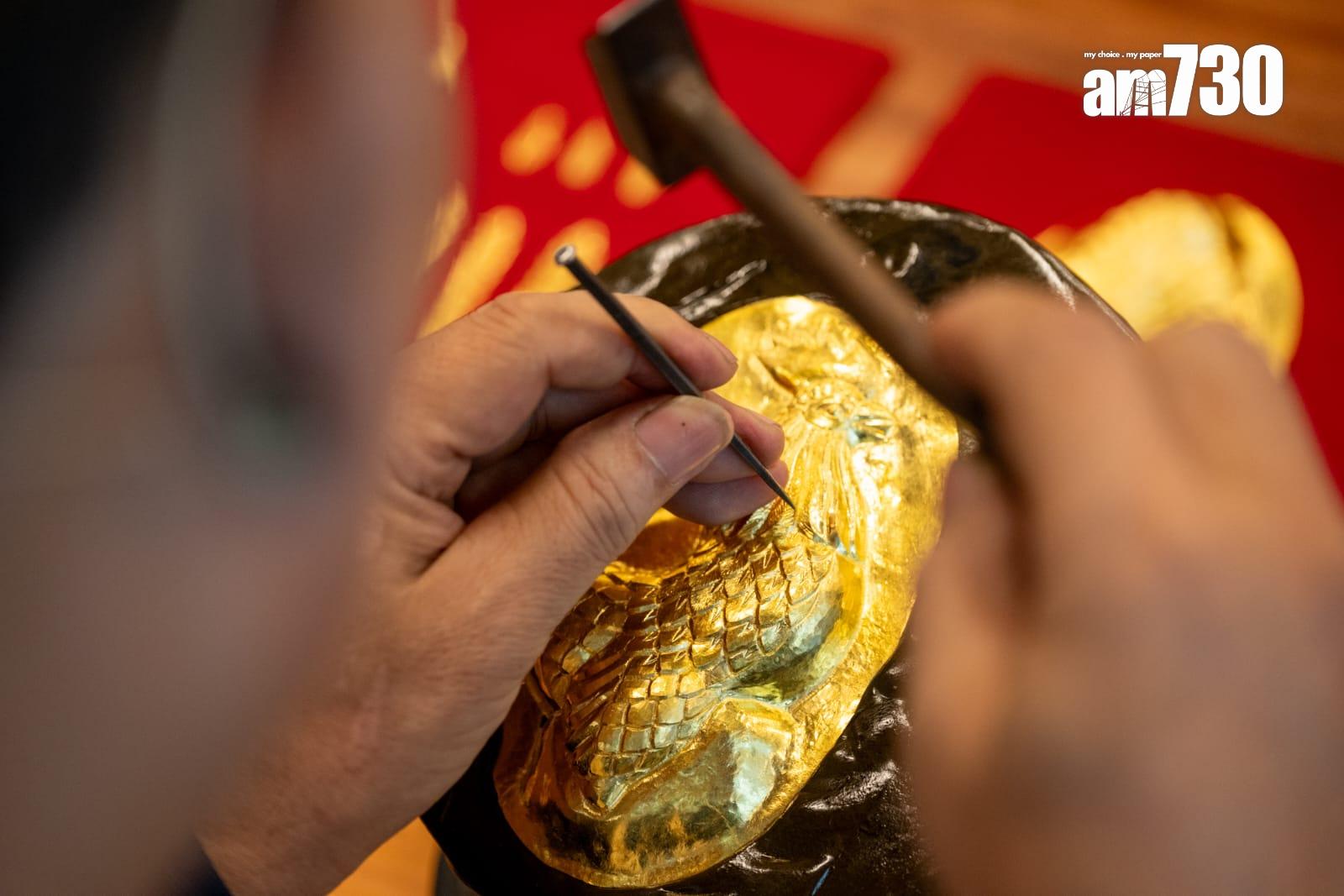 西九故宮與周大福簽署協議就中國黃金工藝展開教育項目,為期5年。(陳奕釗攝)