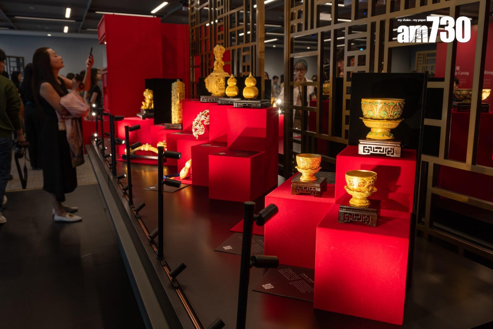 西九故宮與周大福簽署協議就中國黃金工藝展開教育項目,為期5年。(陳奕釗攝)