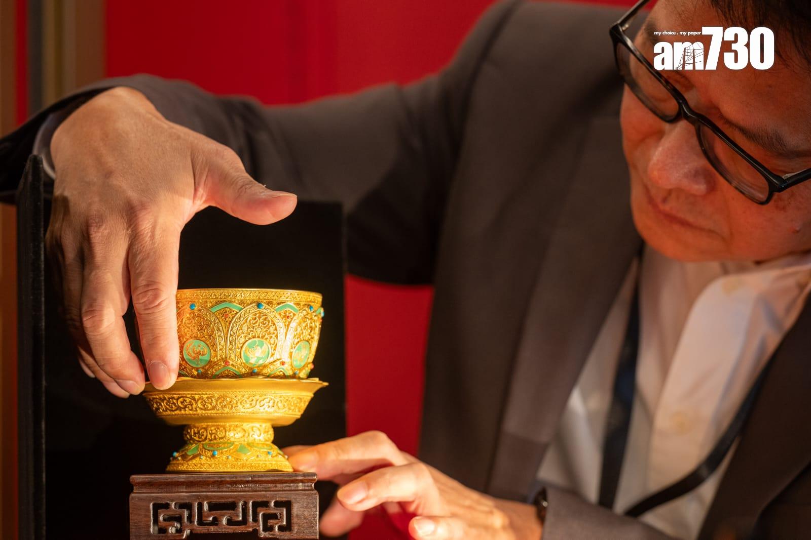 西九故宮與周大福簽署協議就中國黃金工藝展開教育項目,為期5年。(陳奕釗攝)