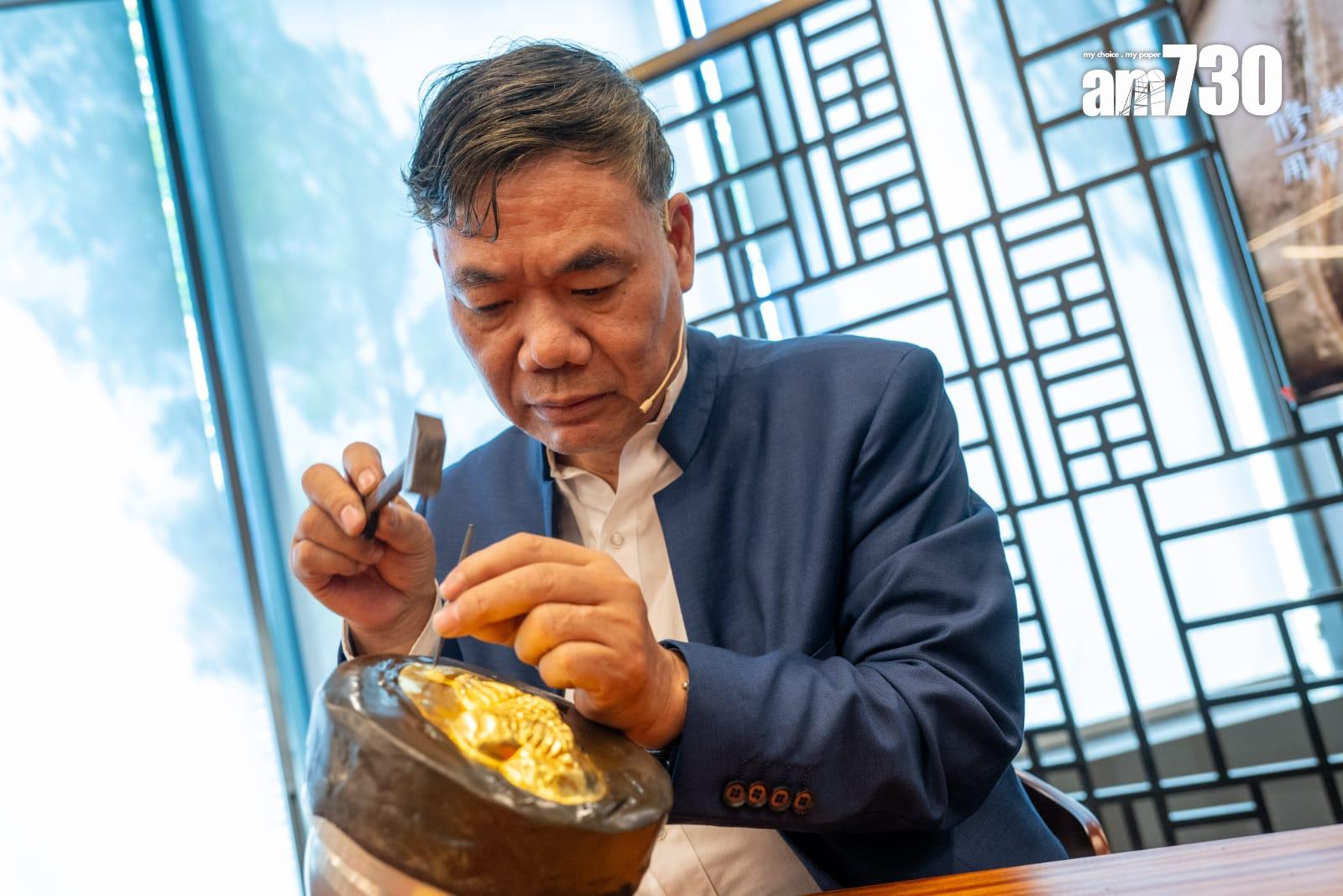 西九故宮與周大福簽署協議就中國黃金工藝展開教育項目,為期5年。(陳奕釗攝)