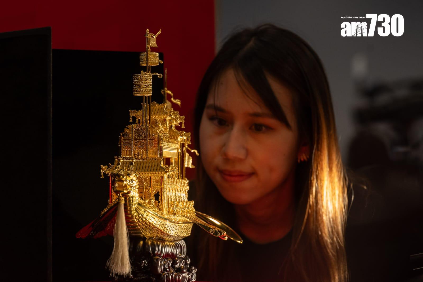 西九故宮與周大福簽署協議就中國黃金工藝展開教育項目,為期5年。(陳奕釗攝)