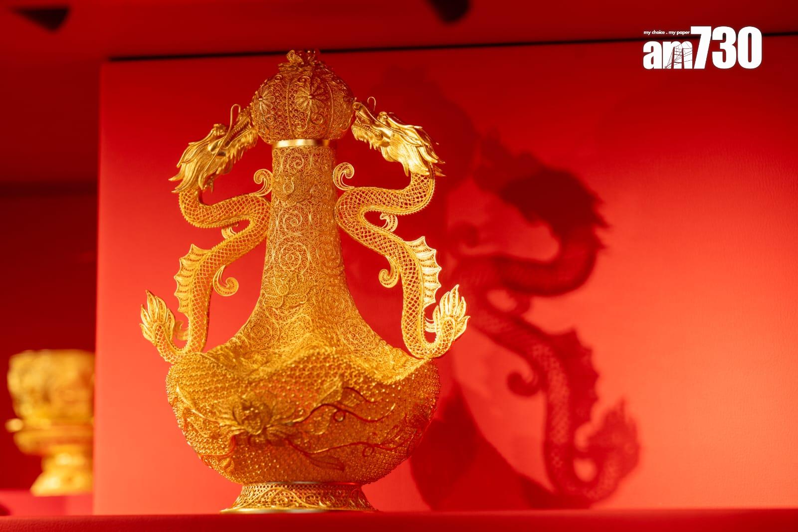 西九故宮與周大福簽署協議就中國黃金工藝展開教育項目,為期5年。(陳奕釗攝)