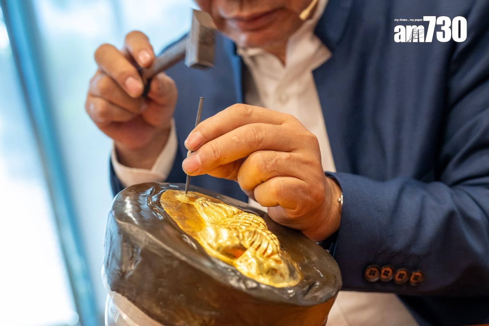 西九故宮與周大福簽署協議就中國黃金工藝展開教育項目,為期5年。(陳奕釗攝)