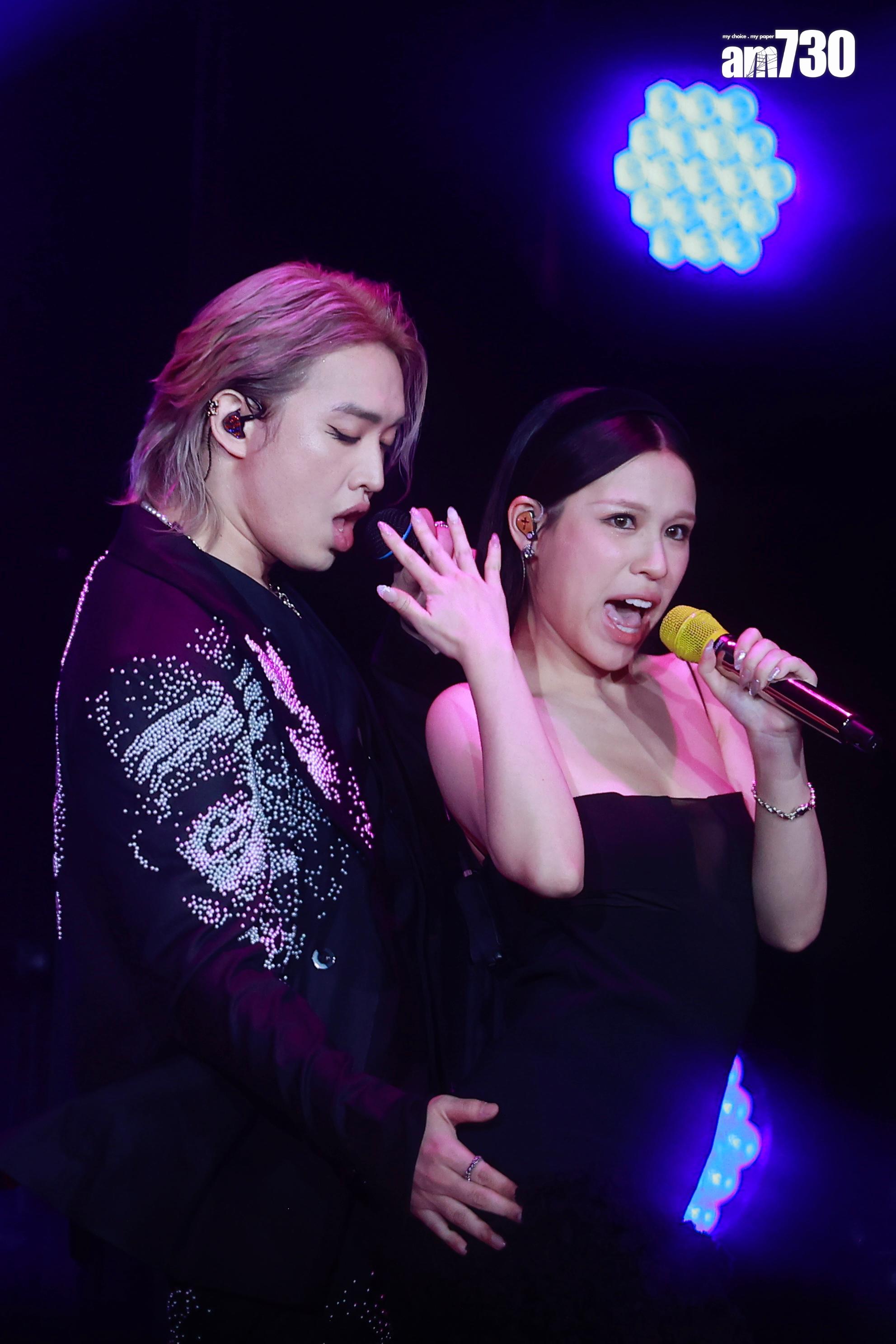 「舞王Jer」與Winka跳唱韓文歌《Trouble Maker》,舞姿性感誘人。(娛樂組攝)