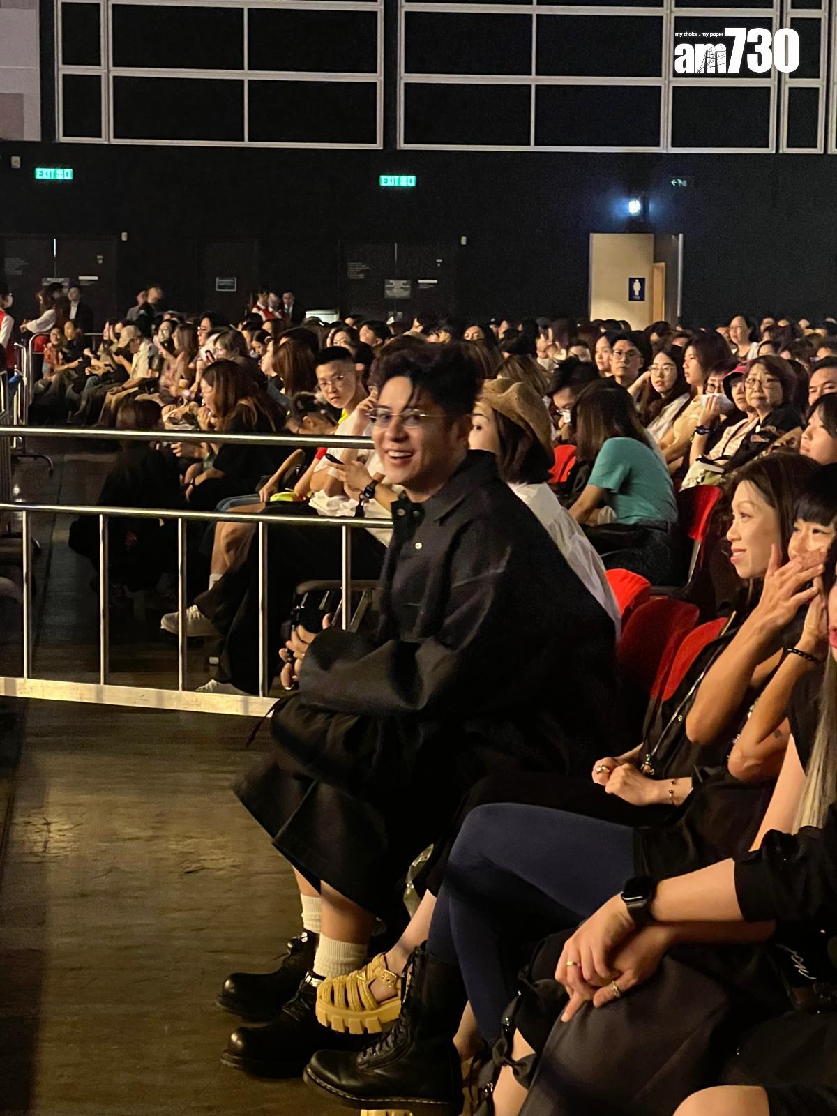 許廷鏗身為《全民造星IV》導師亦有捧場支持。(娛樂組攝)