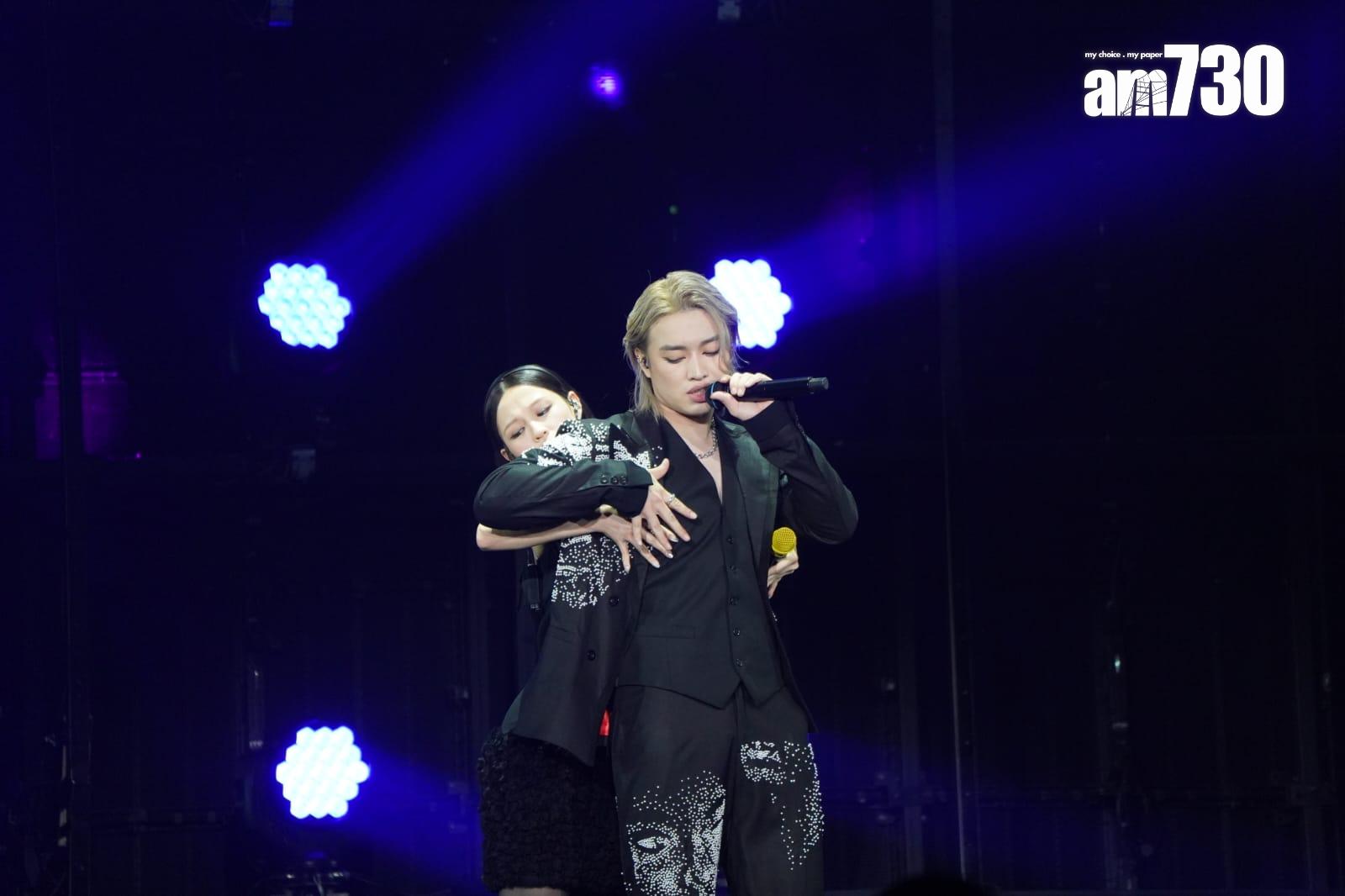 Jer與Winka跳唱韓文歌《Trouble Maker》,成就解鎖。(吳康琦攝)