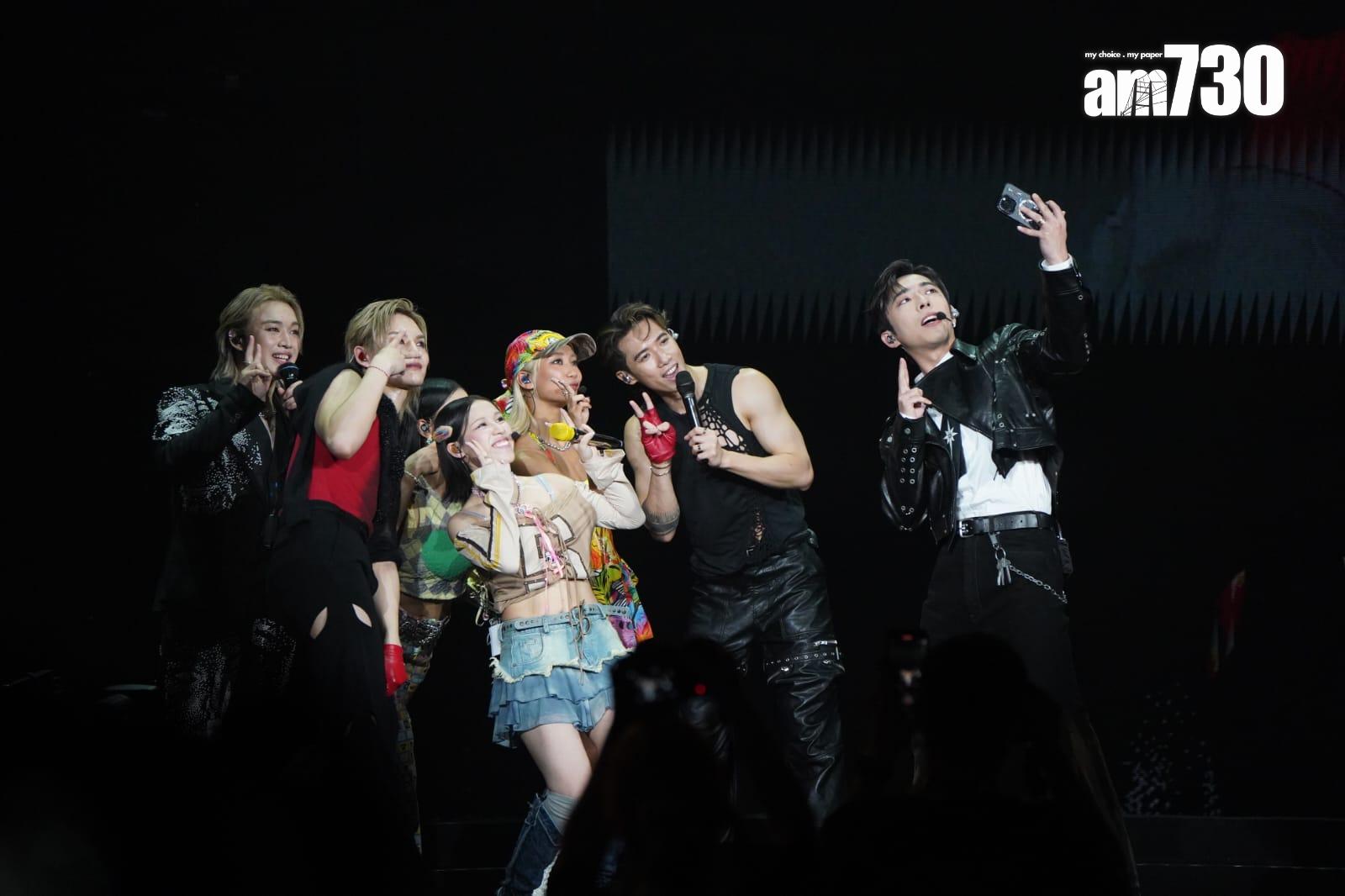 Edan擔任尾場嘉賓,更一度舉起Stanley,過程驚險。(吳康琦攝)